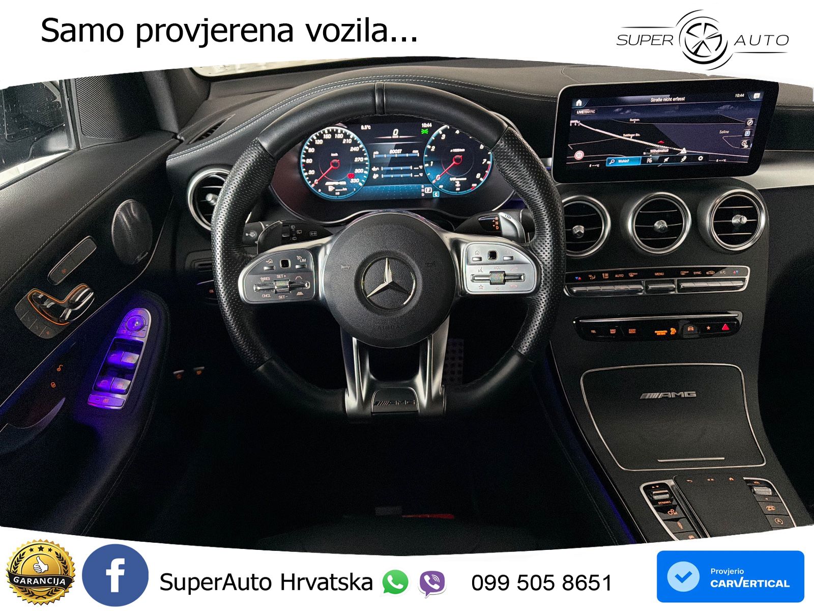 Mercedes AMG GLC 63 V8 (476 KS) 4MATIC+ MCT LED+GR SJED+ACC