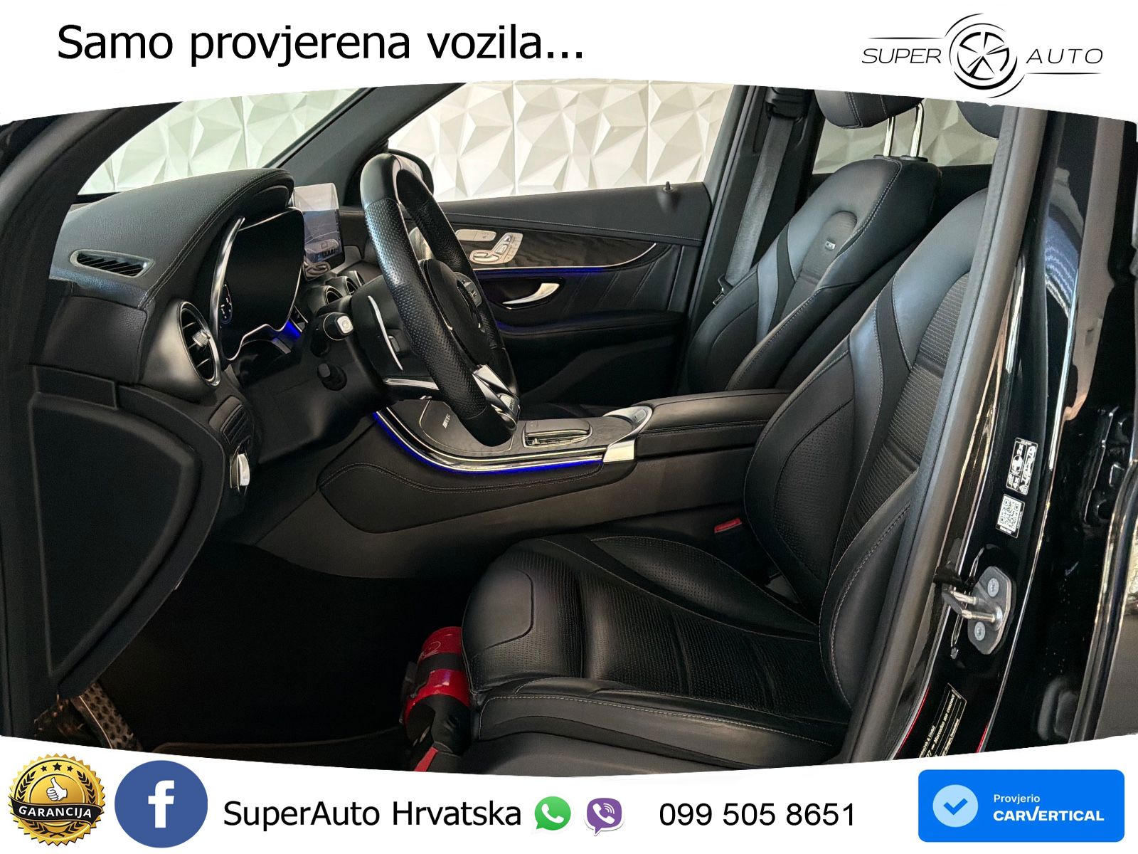 Mercedes AMG GLC 63 V8 (476 KS) 4MATIC+ MCT LED+GR SJED+ACC