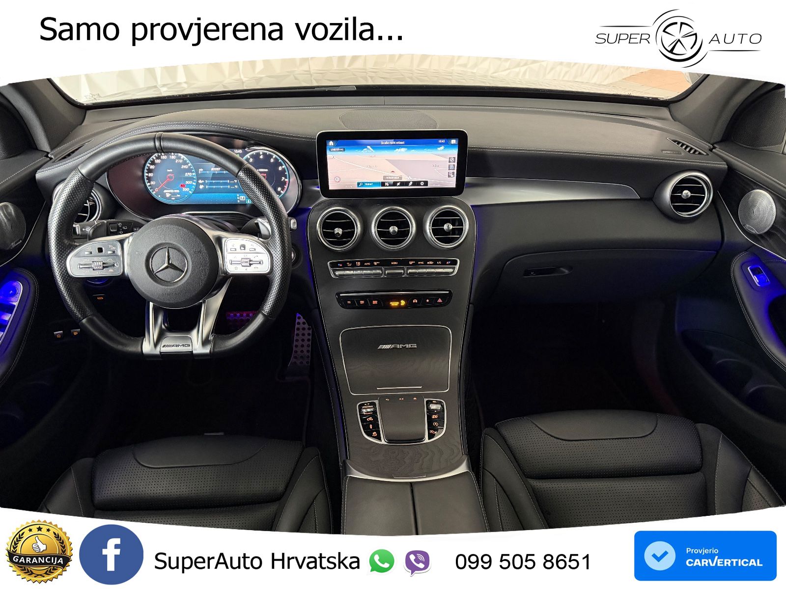 Mercedes AMG GLC 63 V8 (476 KS) 4MATIC+ MCT LED+GR SJED+ACC