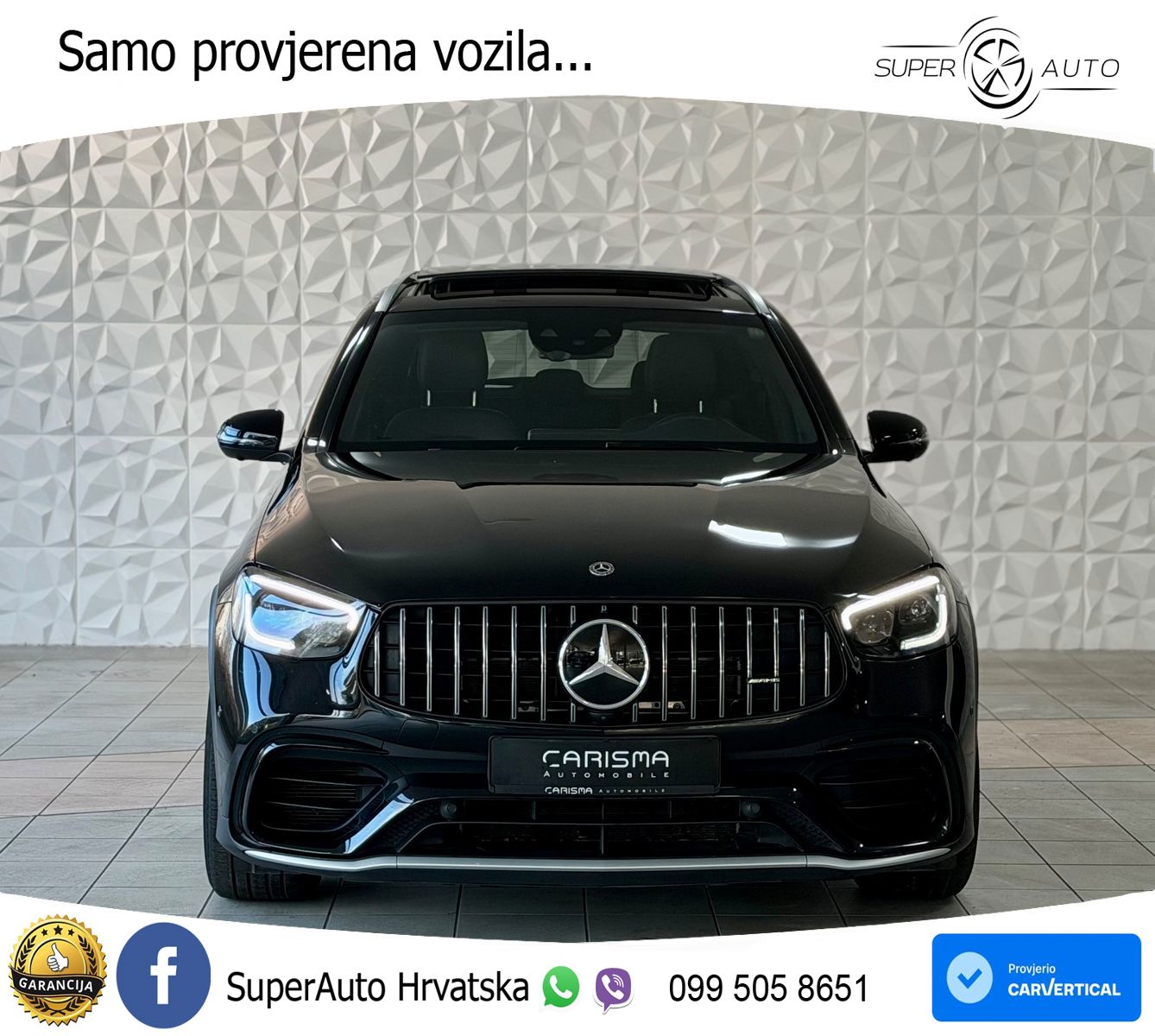 Mercedes AMG GLC 63 V8 (476 KS) 4MATIC+ MCT LED+GR SJED+ACC