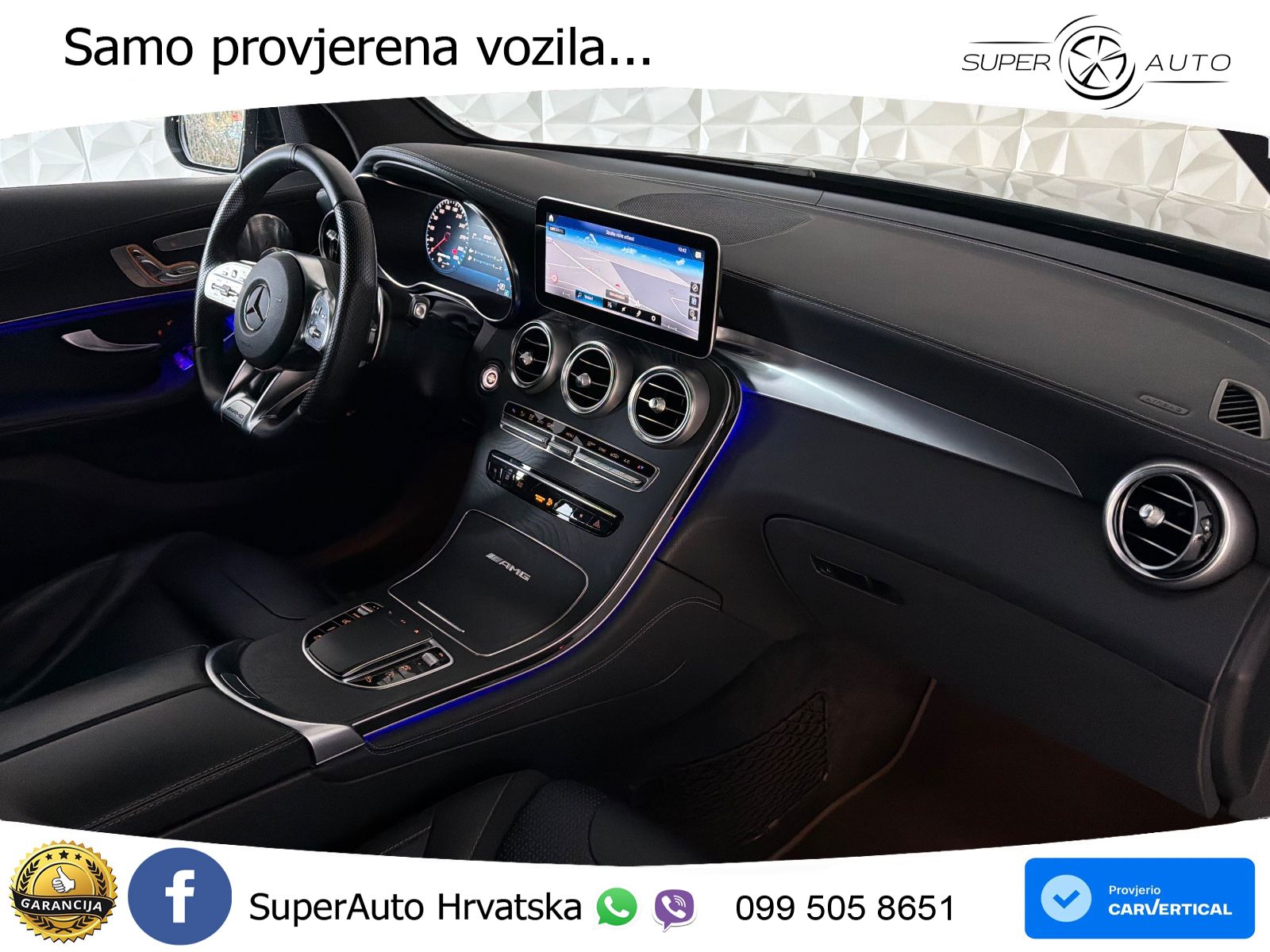 Mercedes AMG GLC 63 V8 (476 KS) 4MATIC+ MCT LED+GR SJED+ACC