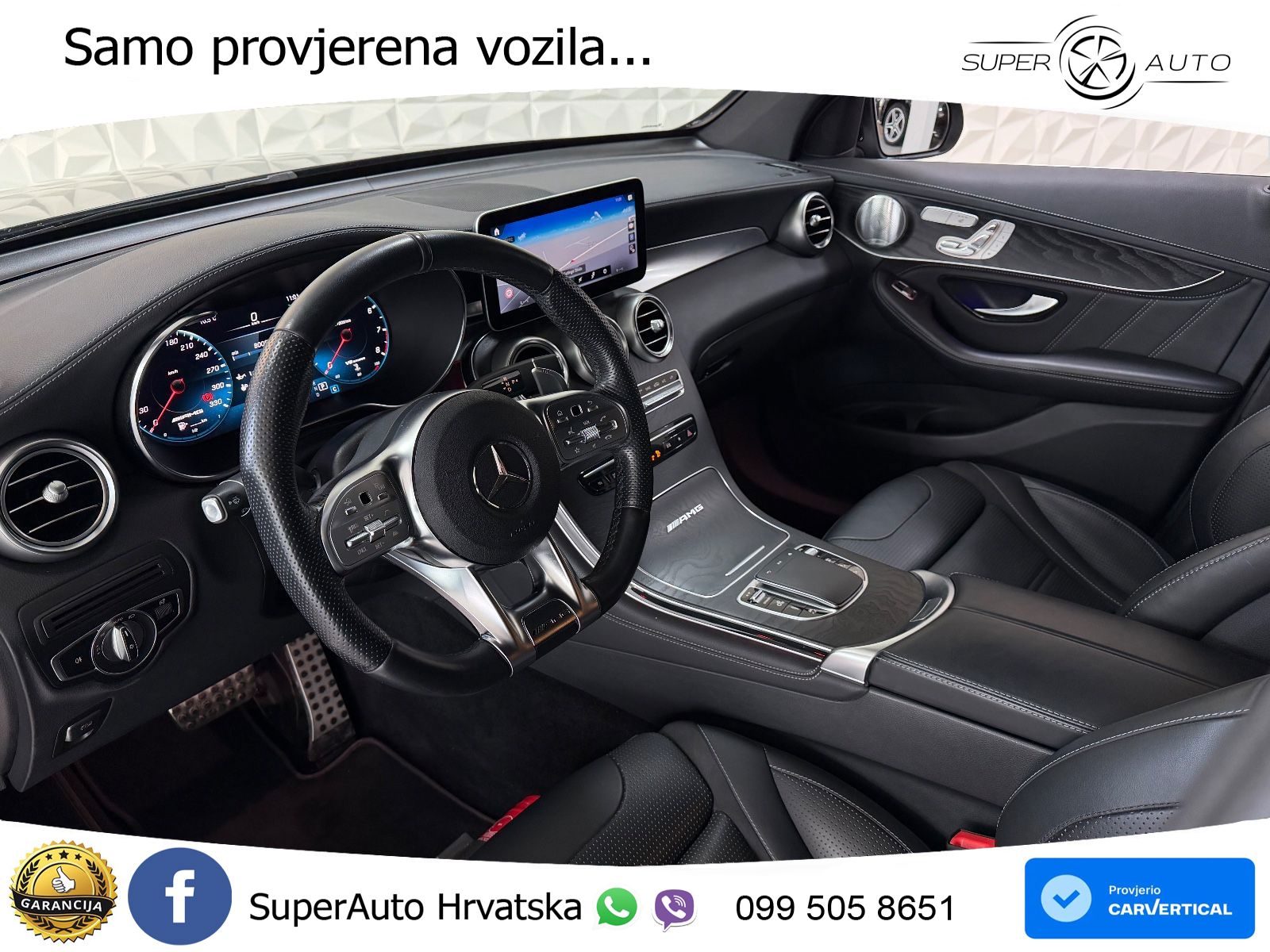 Mercedes AMG GLC 63 V8 (476 KS) 4MATIC+ MCT LED+GR SJED+ACC