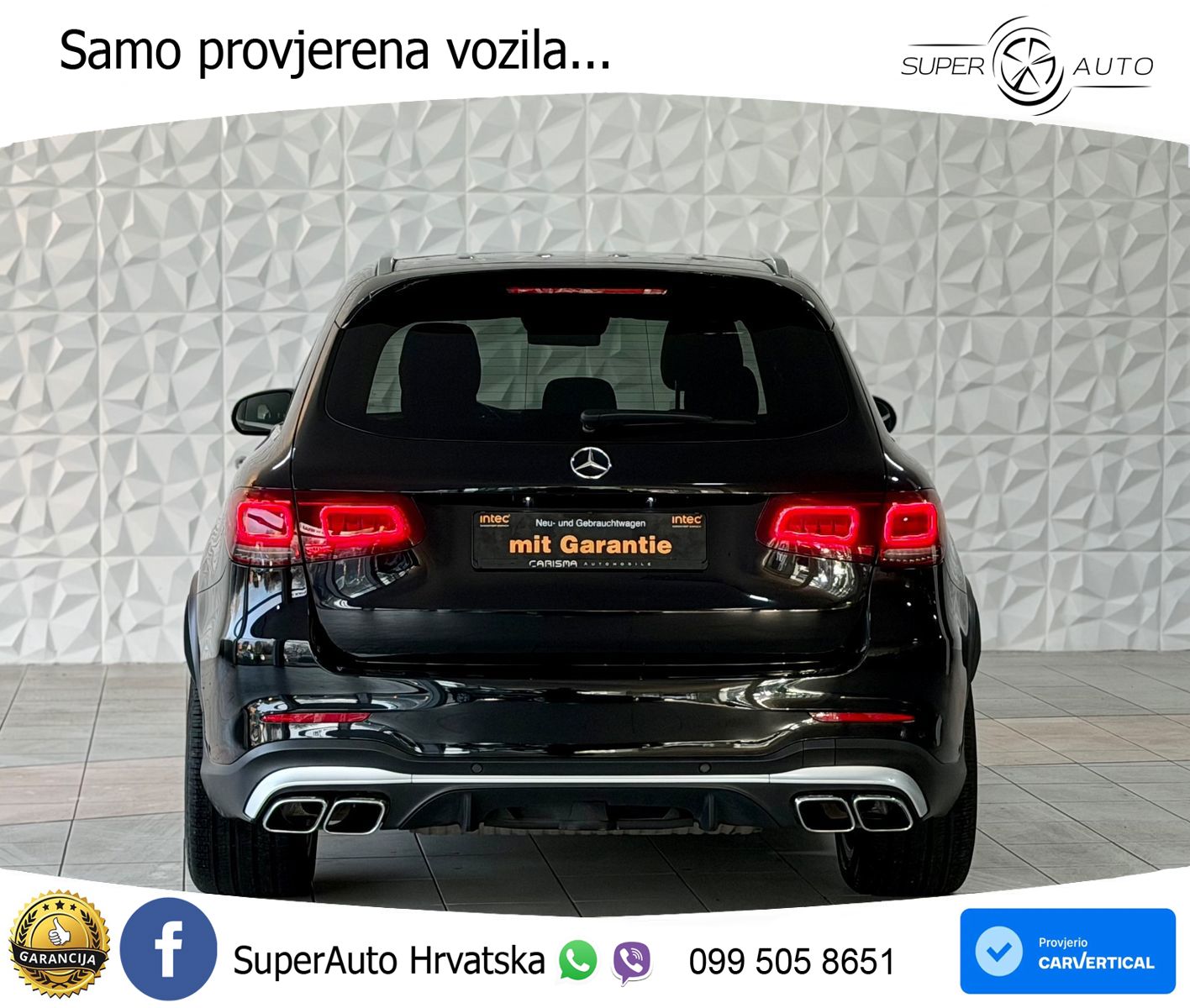 Mercedes AMG GLC 63 V8 (476 KS) 4MATIC+ MCT LED+GR SJED+ACC
