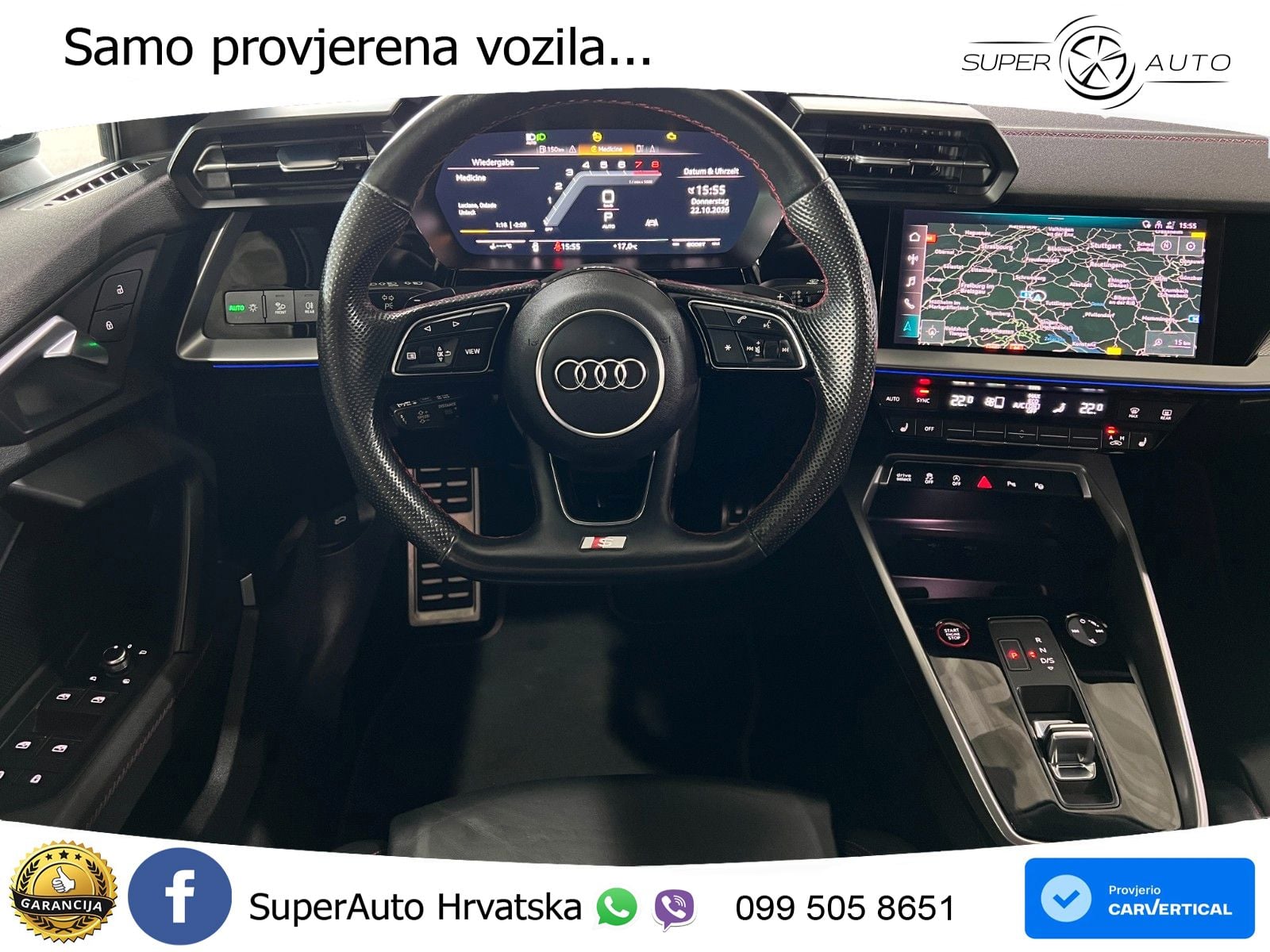 Audi S3 Limuzina 2.0 TFSI (310 KS) quattro S tronic LED+GR SJED+ACC