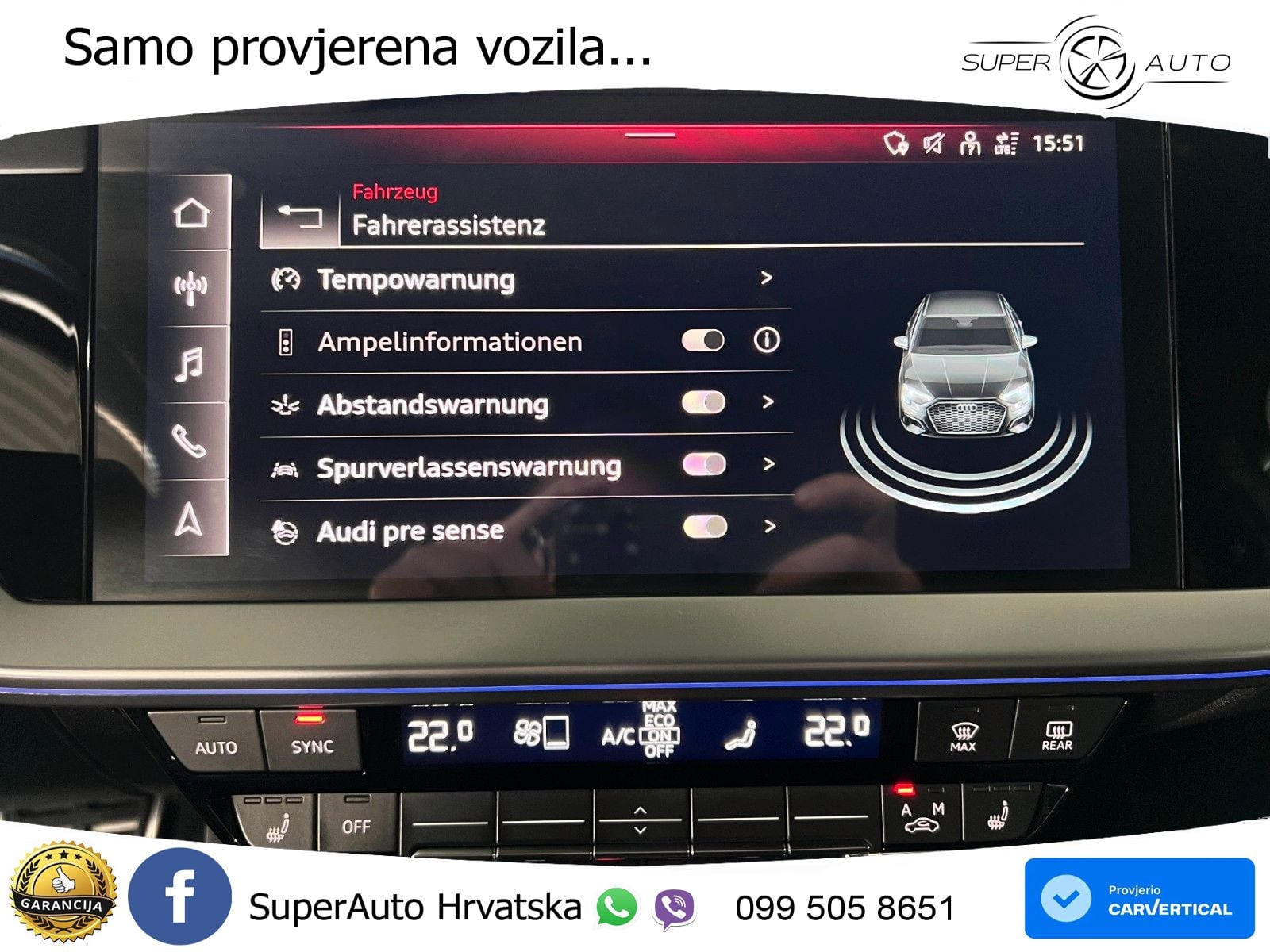 Audi S3 Limuzina 2.0 TFSI (310 KS) quattro S tronic LED+GR SJED+ACC