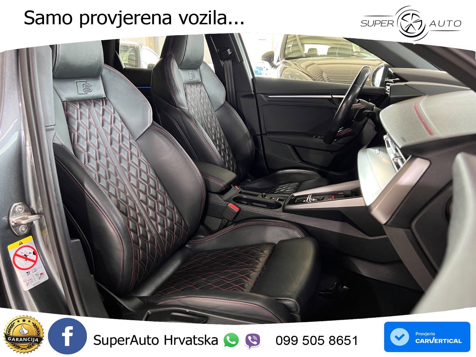 Audi S3 Limuzina 2.0 TFSI (310 KS) quattro S tronic LED+GR SJED+ACC