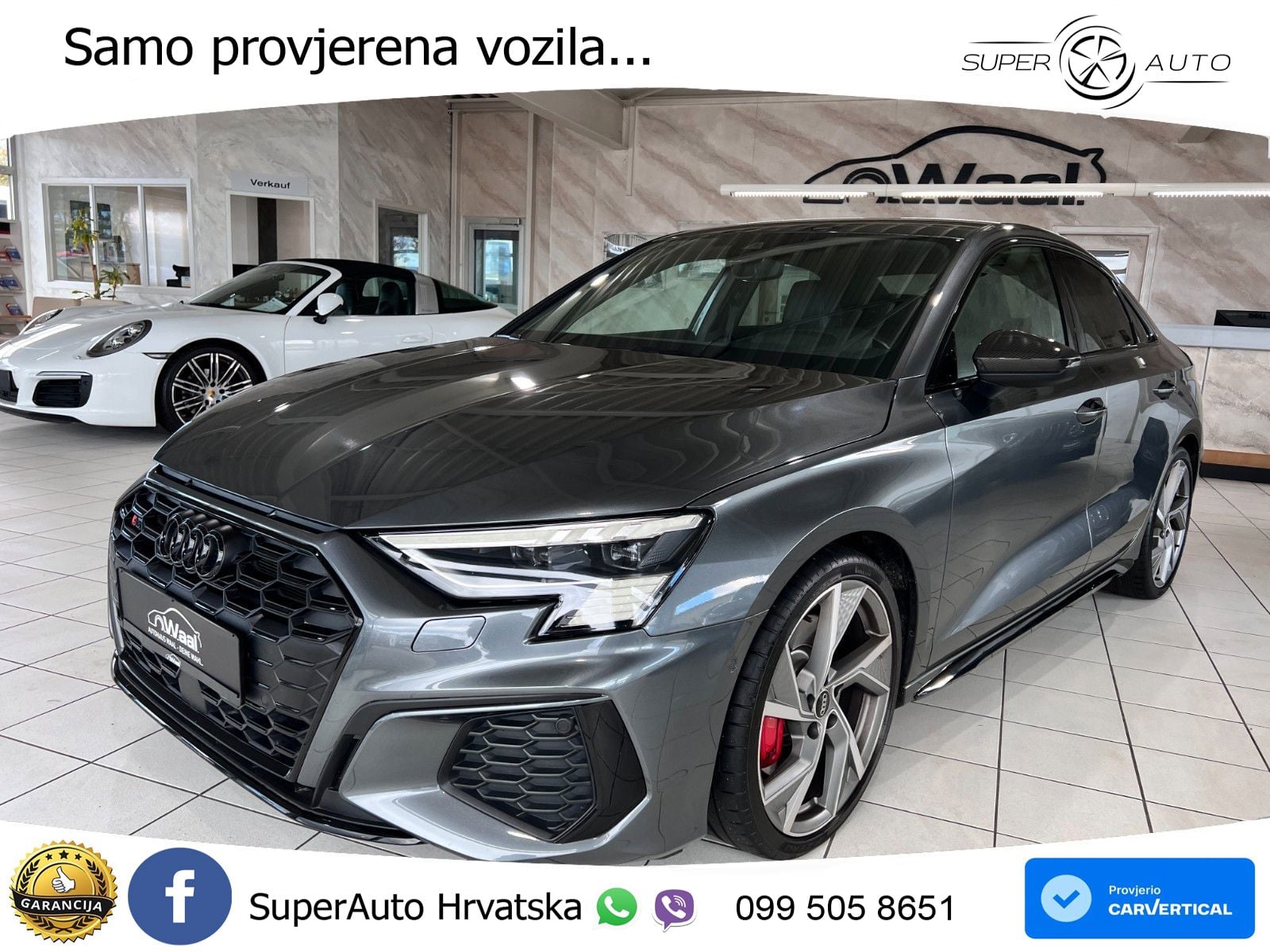 Audi S3 Limuzina 2.0 TFSI (310 KS) quattro S tronic LED+GR SJED+ACC