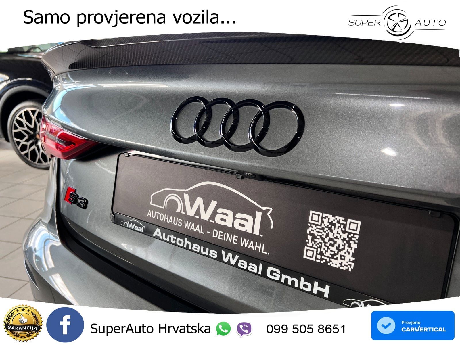 Audi S3 Limuzina 2.0 TFSI (310 KS) quattro S tronic LED+GR SJED+ACC