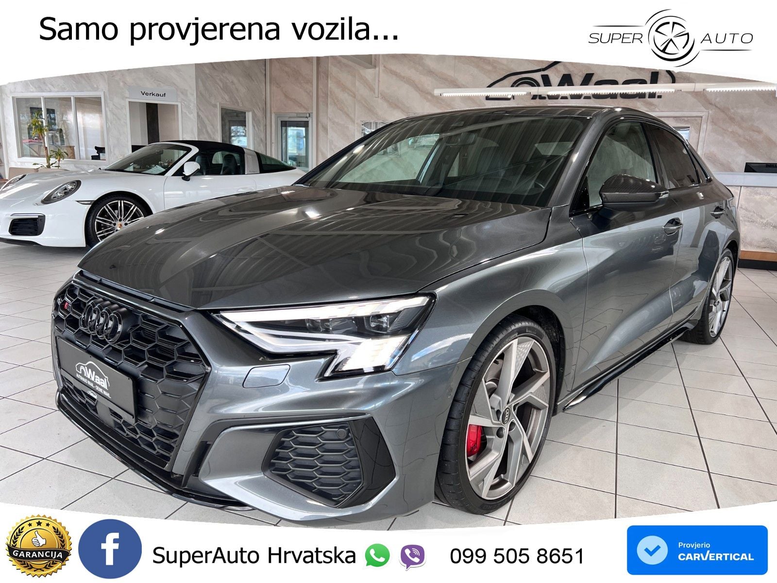 Audi S3 Limuzina 2.0 TFSI (310 KS) quattro S tronic LED+GR SJED+ACC