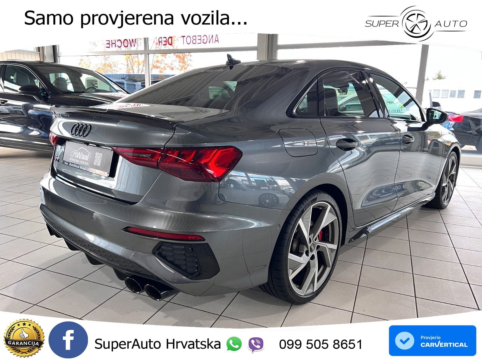 Audi S3 Limuzina 2.0 TFSI (310 KS) quattro S tronic LED+GR SJED+ACC