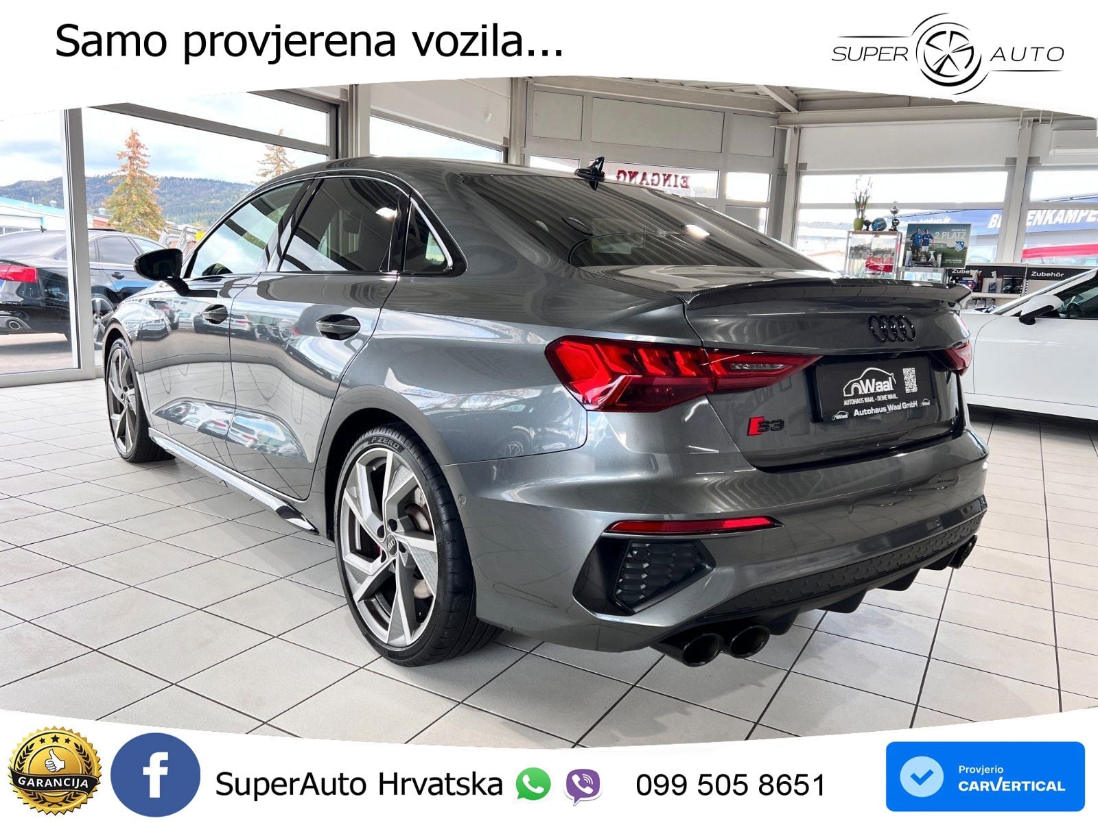Audi S3 Limuzina 2.0 TFSI (310 KS) quattro S tronic LED+GR SJED+ACC