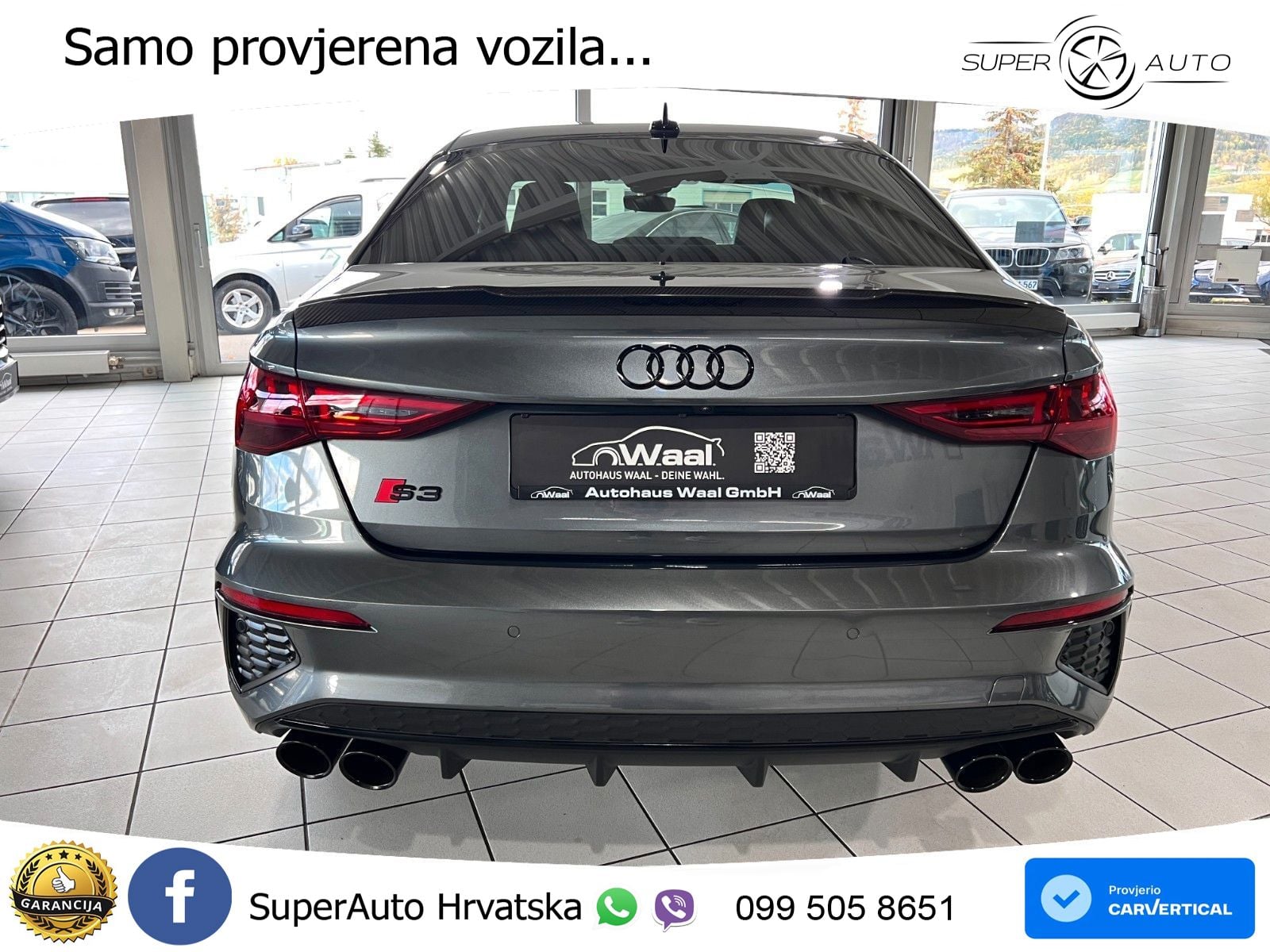 Audi S3 Limuzina 2.0 TFSI (310 KS) quattro S tronic LED+GR SJED+ACC
