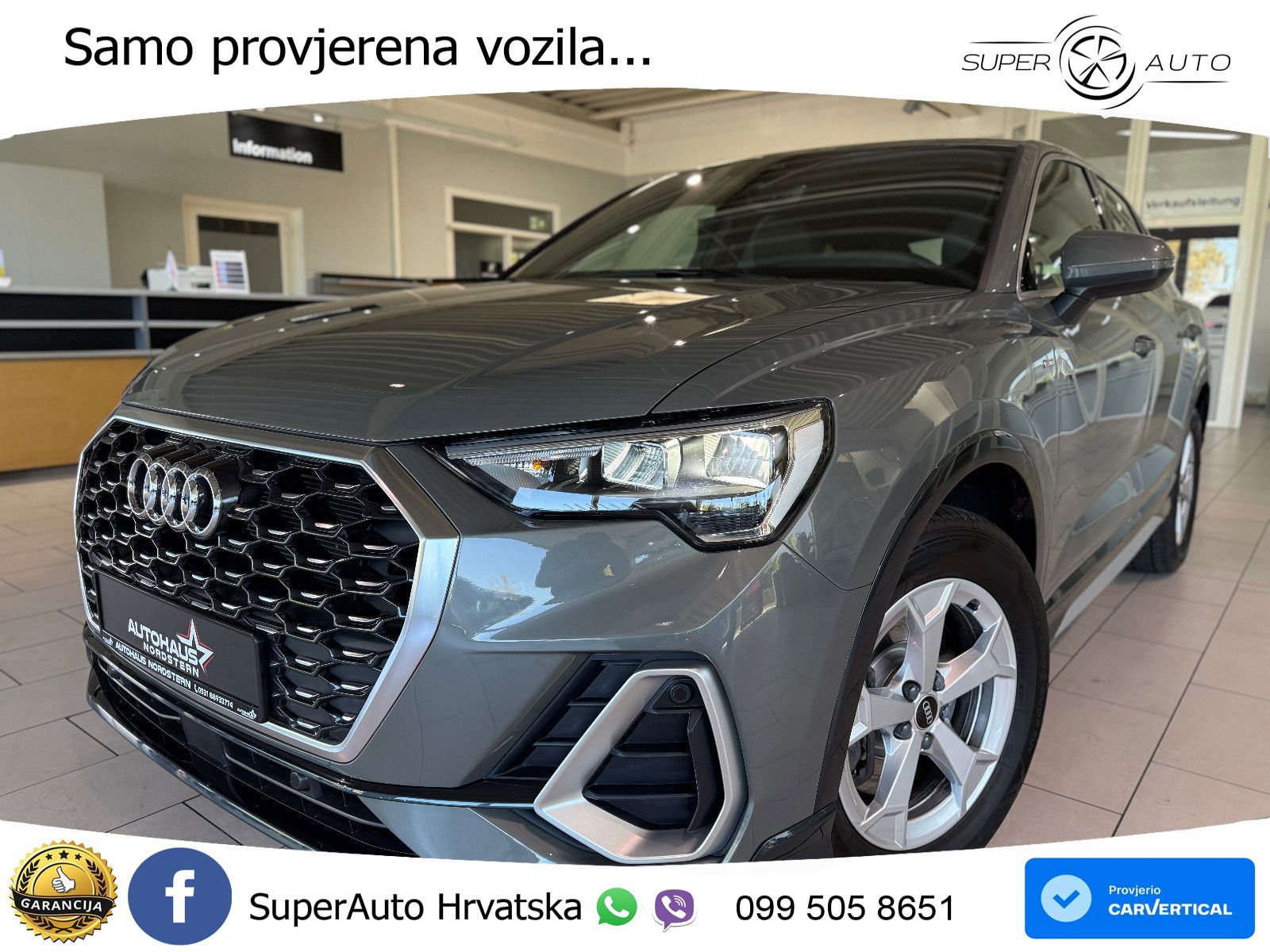 Audi Q3 II Sportback 40 TFSI (190 KS) quattro S tronic S line LED+GR SJED+ACC