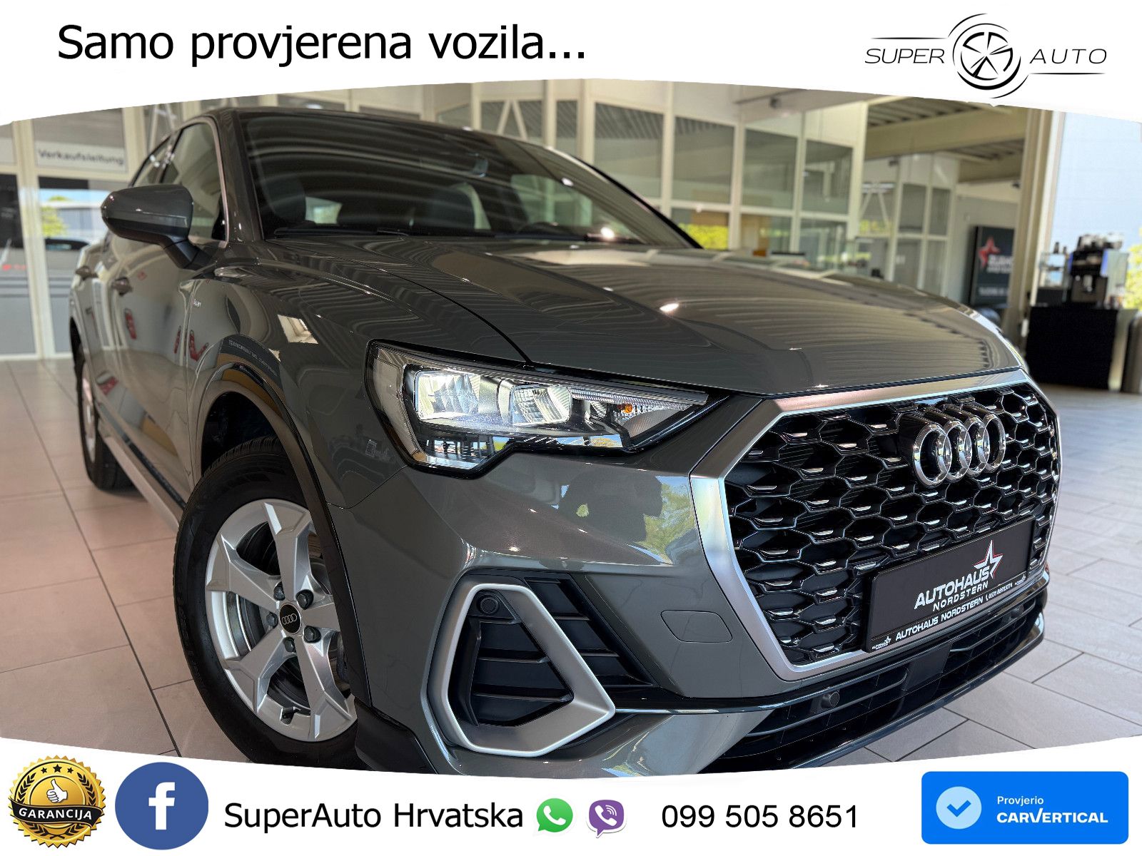Audi Q3 II Sportback 40 TFSI (190 KS) quattro S tronic S line LED+GR SJED+ACC