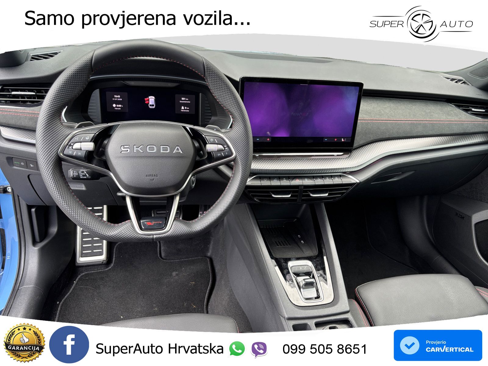 Škoda Octavia Combi RS 2.0 TSI (265 KS) DSG LED+GR SJED+ACC