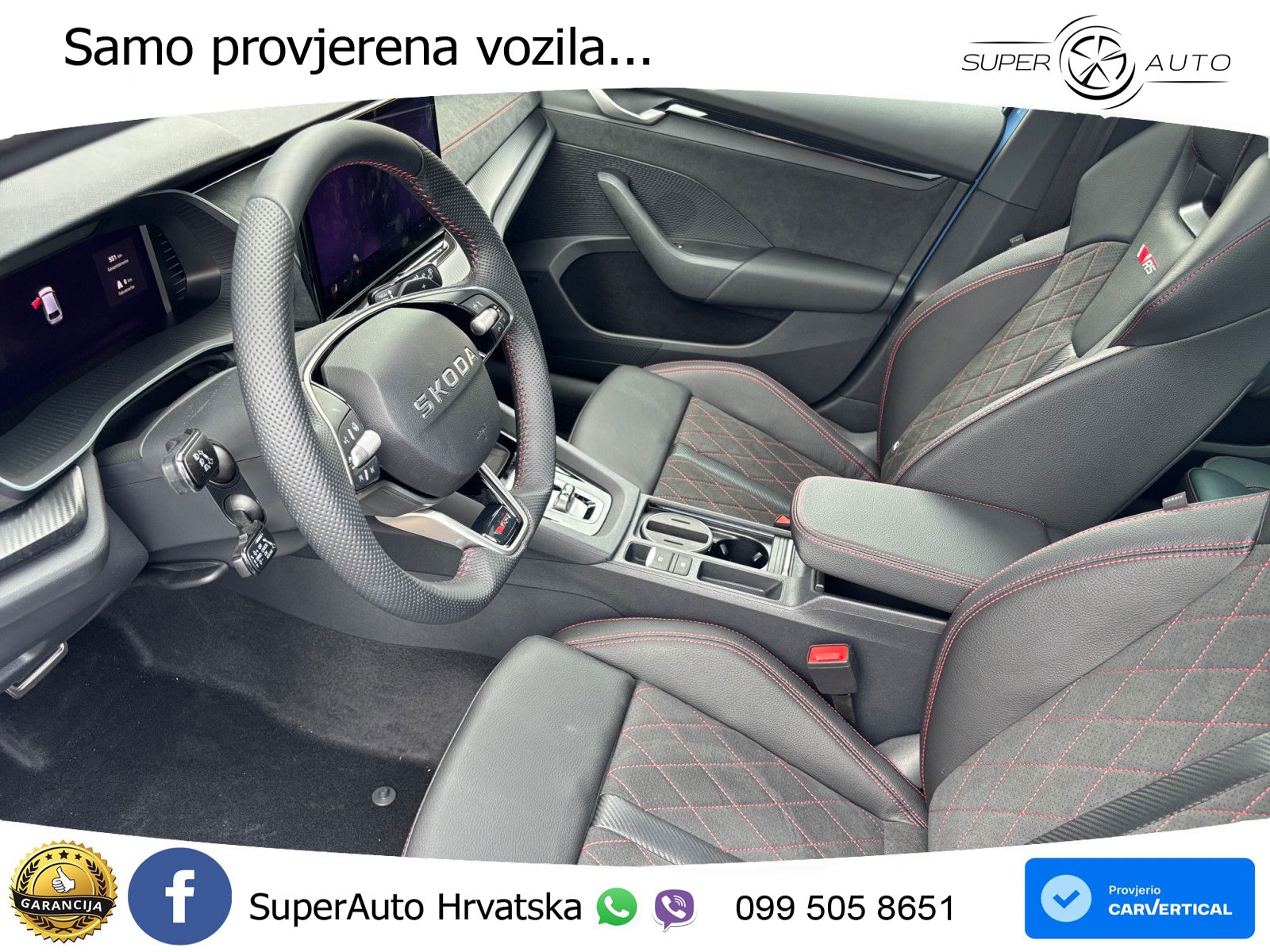 Škoda Octavia Combi RS 2.0 TSI (265 KS) DSG LED+GR SJED+ACC