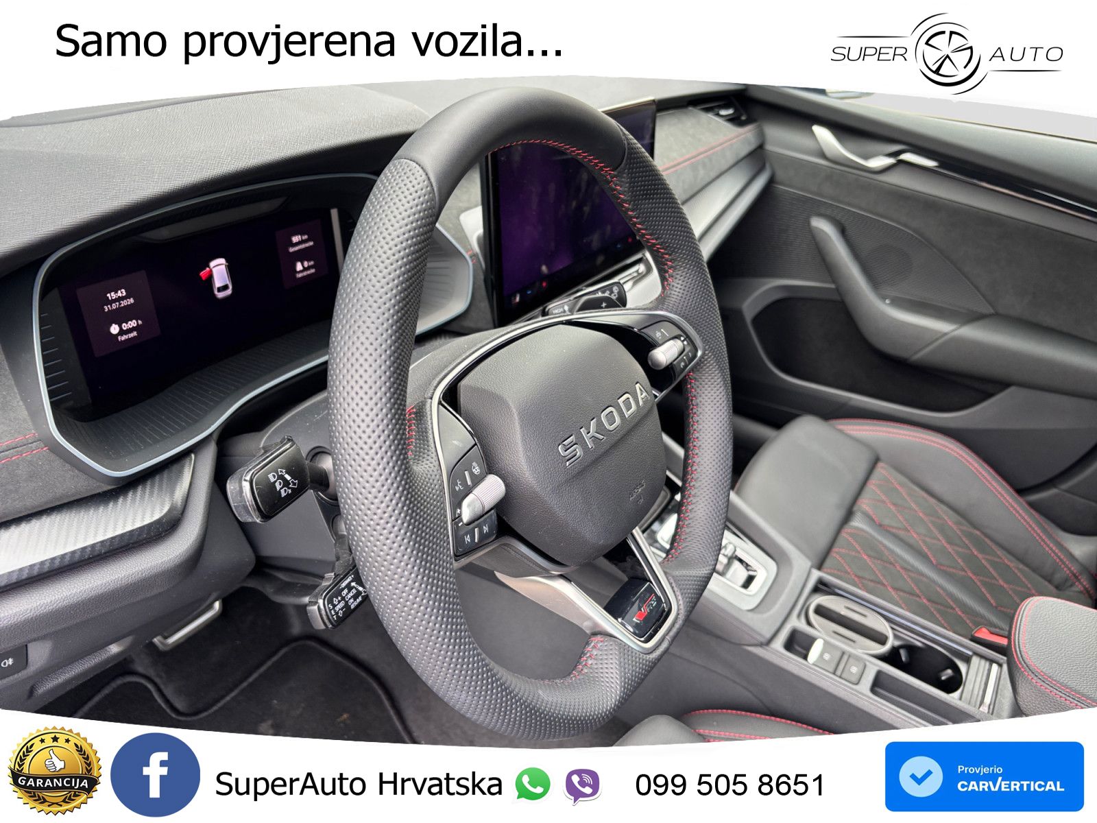 Škoda Octavia Combi RS 2.0 TSI (265 KS) DSG LED+GR SJED+ACC