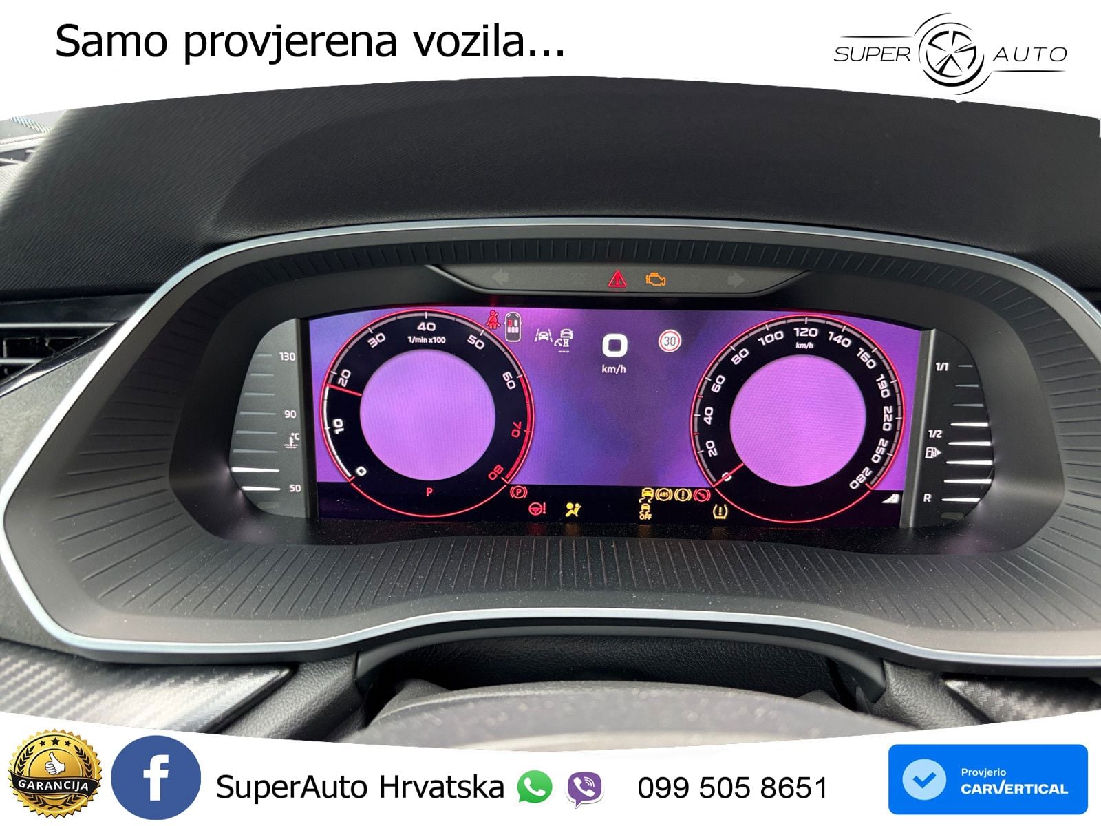 Škoda Octavia Combi RS 2.0 TSI (265 KS) DSG LED+GR SJED+ACC