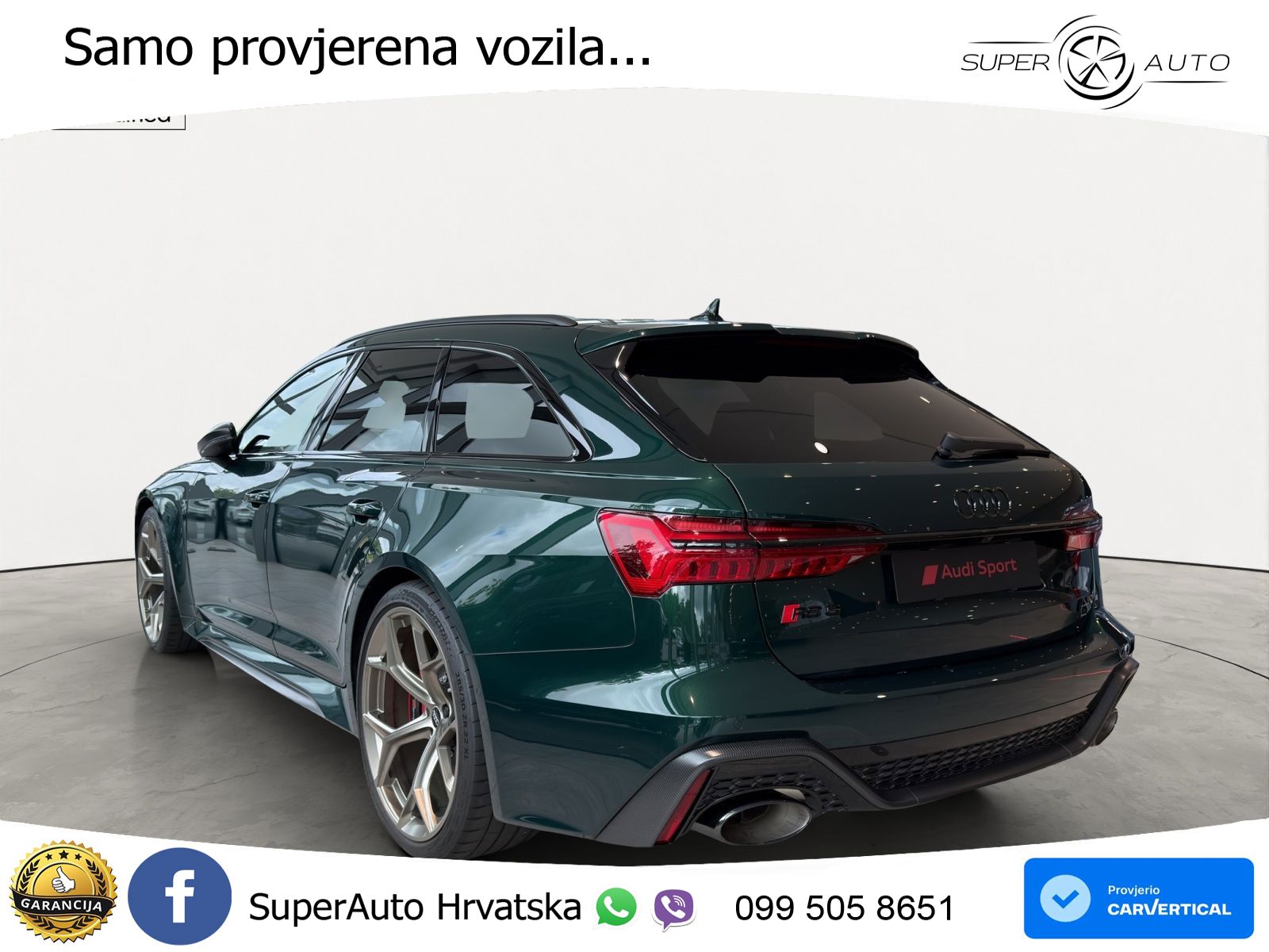 Audi RS6 Avant 4.0 TFSI V8 performance (630 KS)  quattro tiptronic MATRIX+GR SJED+KAM