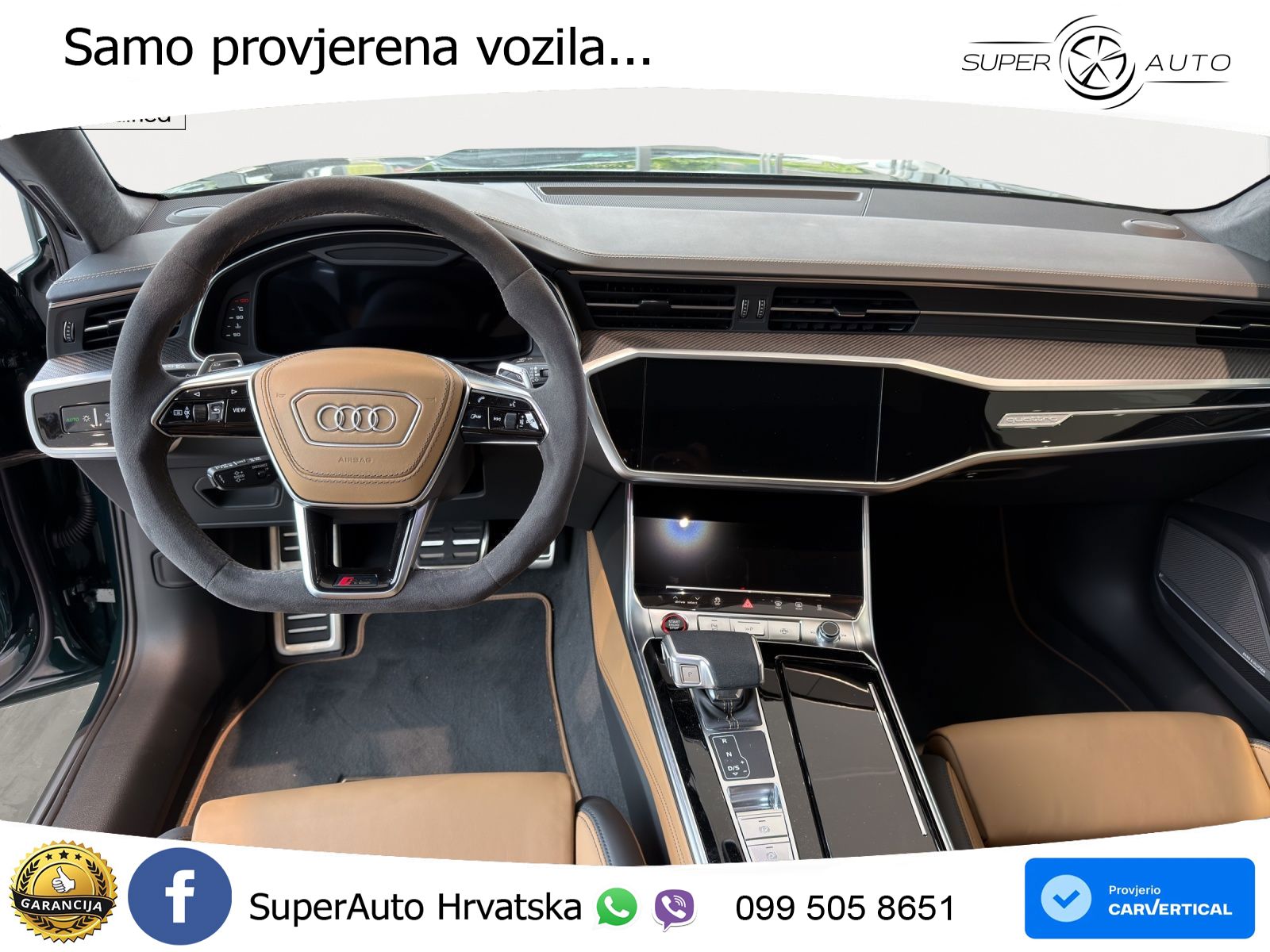 Audi RS6 Avant 4.0 TFSI V8 performance (630 KS)  quattro tiptronic MATRIX+GR SJED+KAM