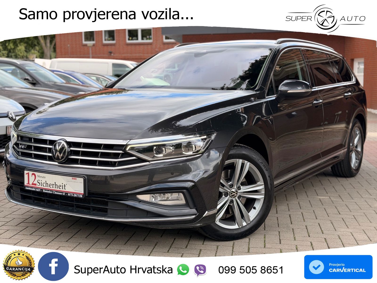 Volkswagen Passat Variant 2.0 TDI (200 KS) DSG R-Line LED+GR SJED+ACC