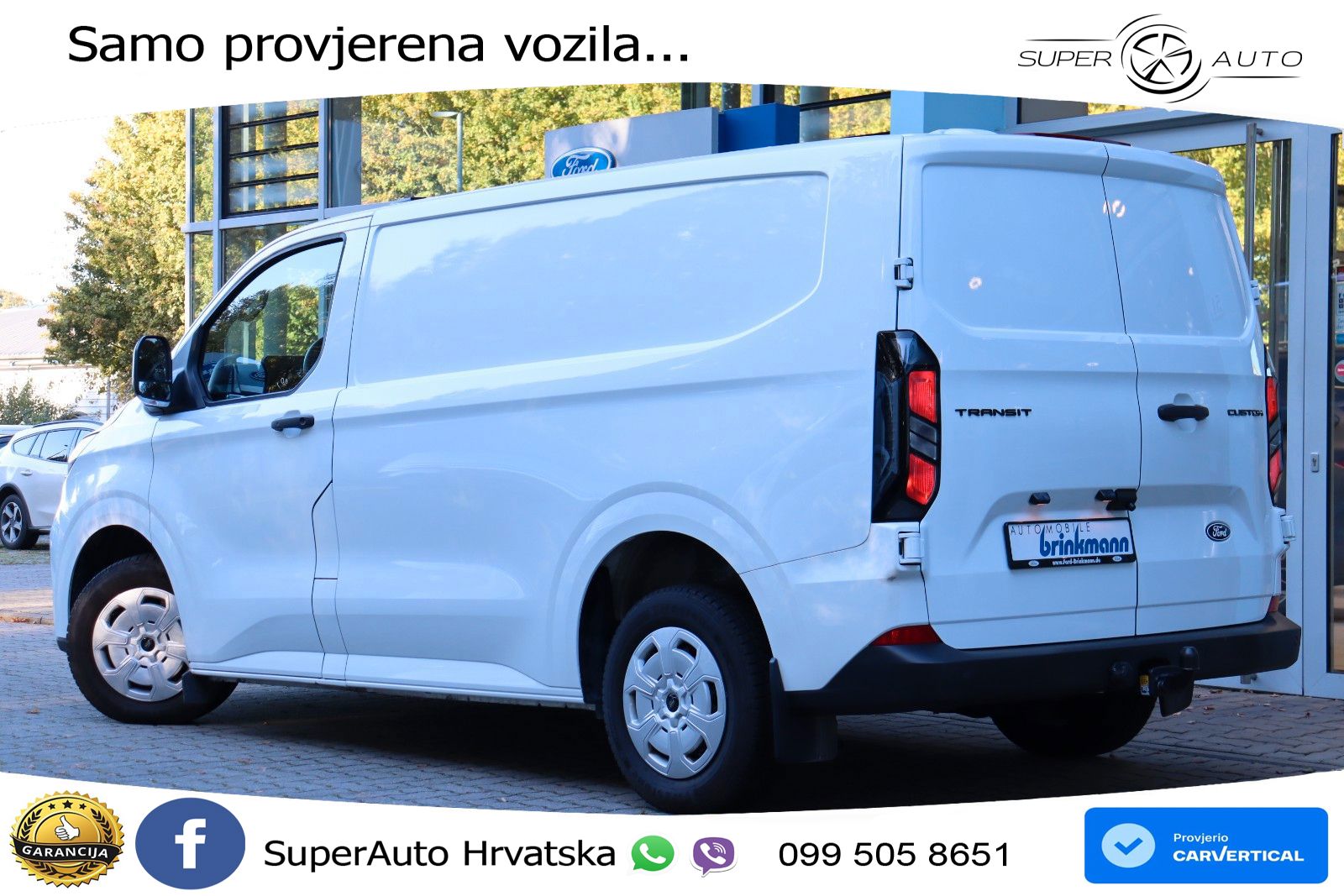 Ford Transit Custom Kasten 280 L1 Trend+AHK+RFK+EPH 136 KS
