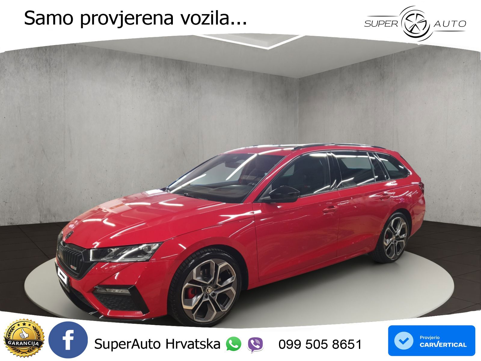 Škoda Octavia Combi RS 2.0 TDI (200 KS) DSG