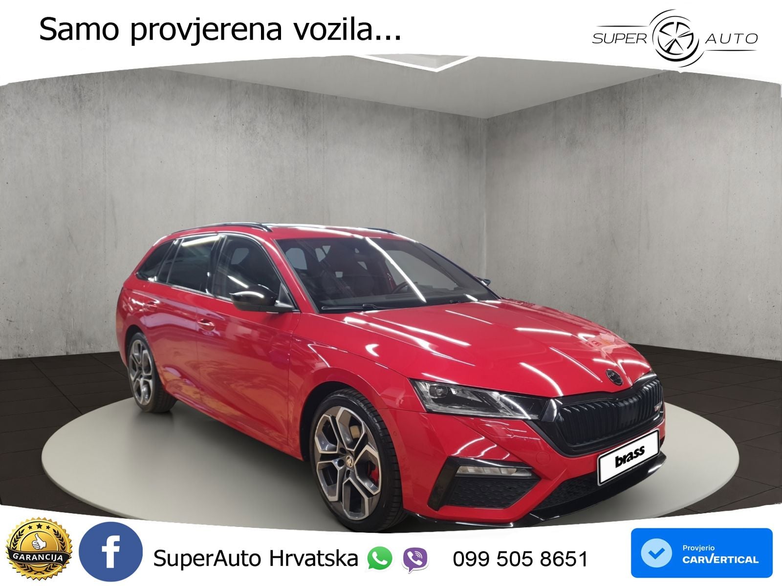 Škoda Octavia Combi RS 2.0 TDI (200 KS) DSG