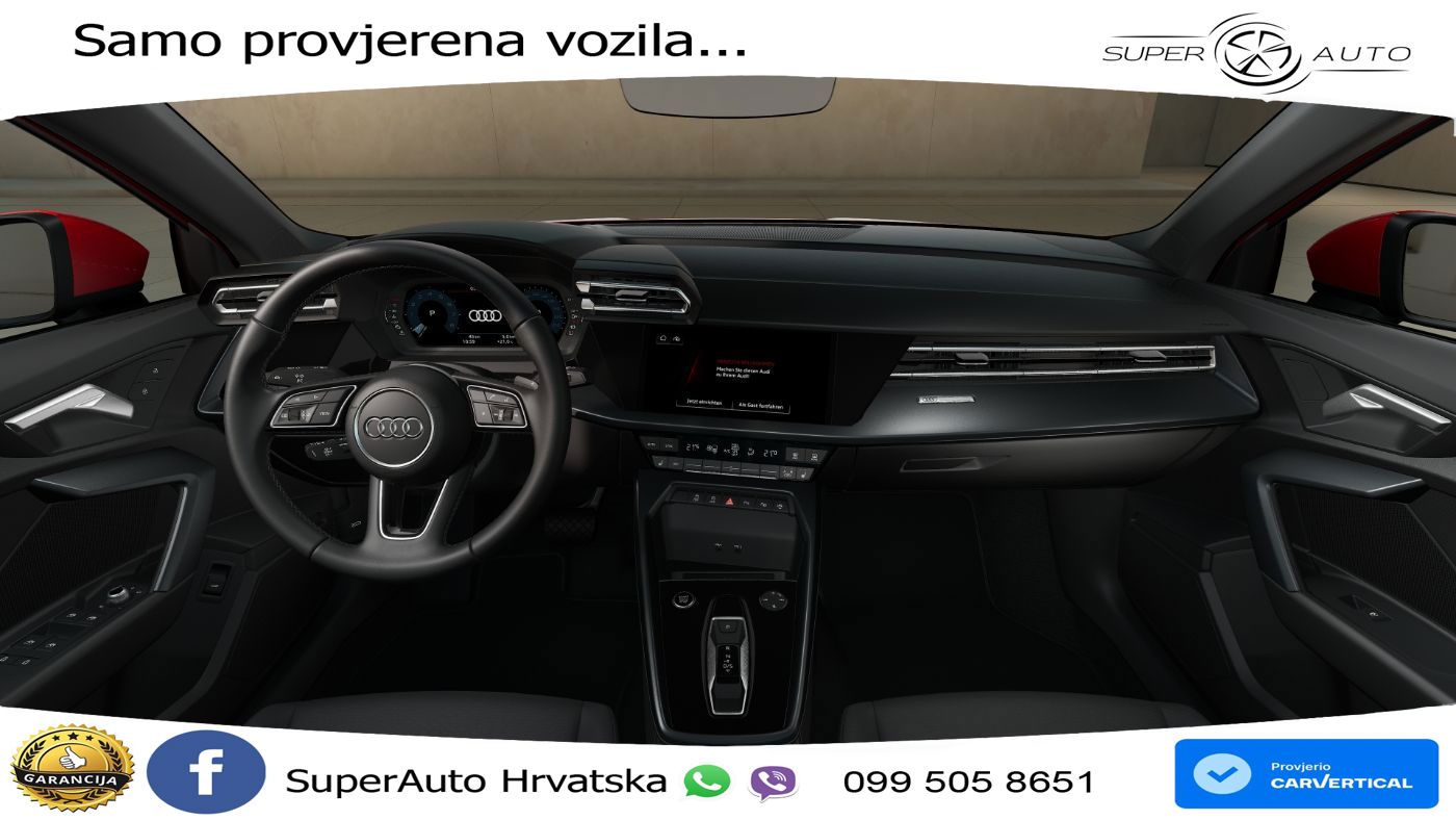 Audi A3 Limuzina 35 TFSI (150 KS) S tronic advanced LED+GR SJED+ACC