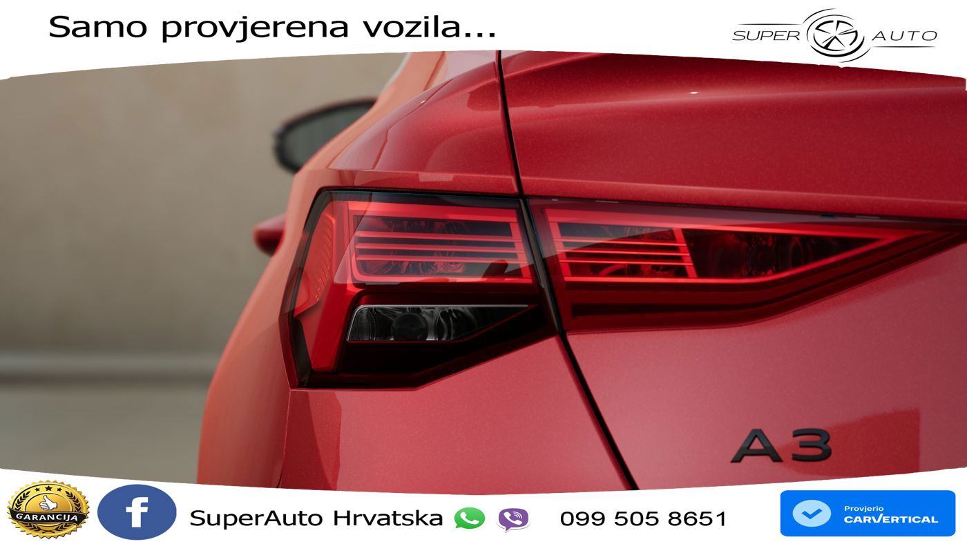 Audi A3 Limuzina 35 TFSI (150 KS) S tronic advanced LED+GR SJED+ACC