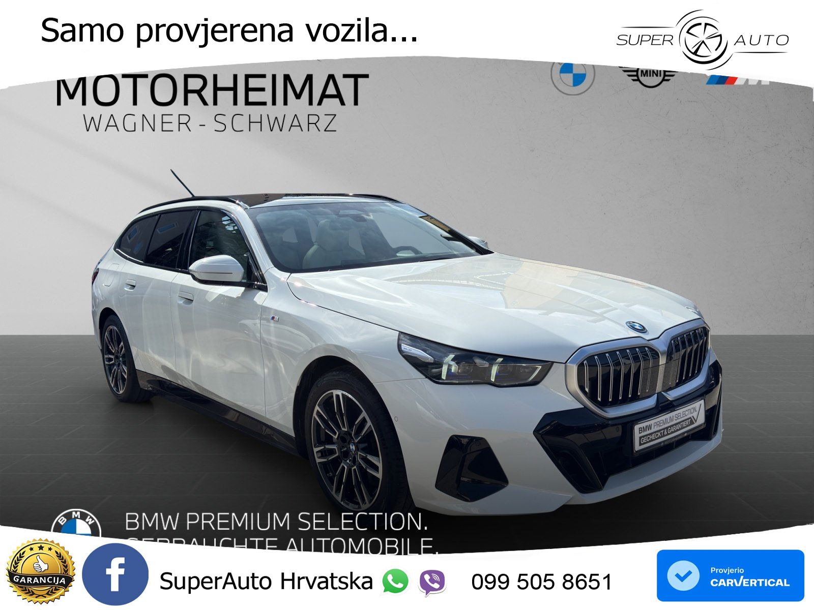 BMW 550e Touring (489 KS) xDrive Steptronic M Sport ACC+HEAD+4xGR SJED+360+PANO