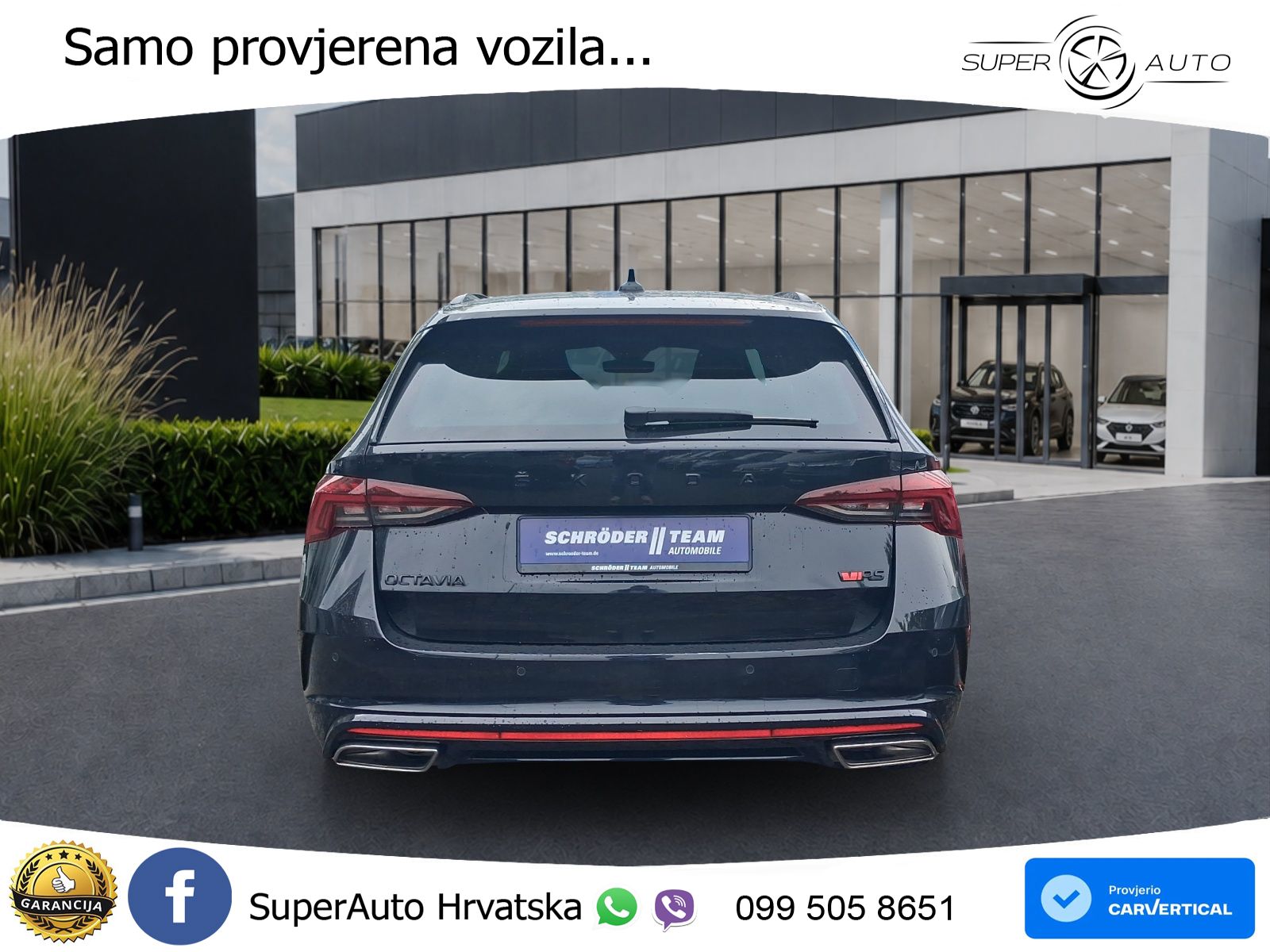 Škoda Octavia Combi RS 2.0 TDI (200 KS) DSG LED+GR SJED+ACC