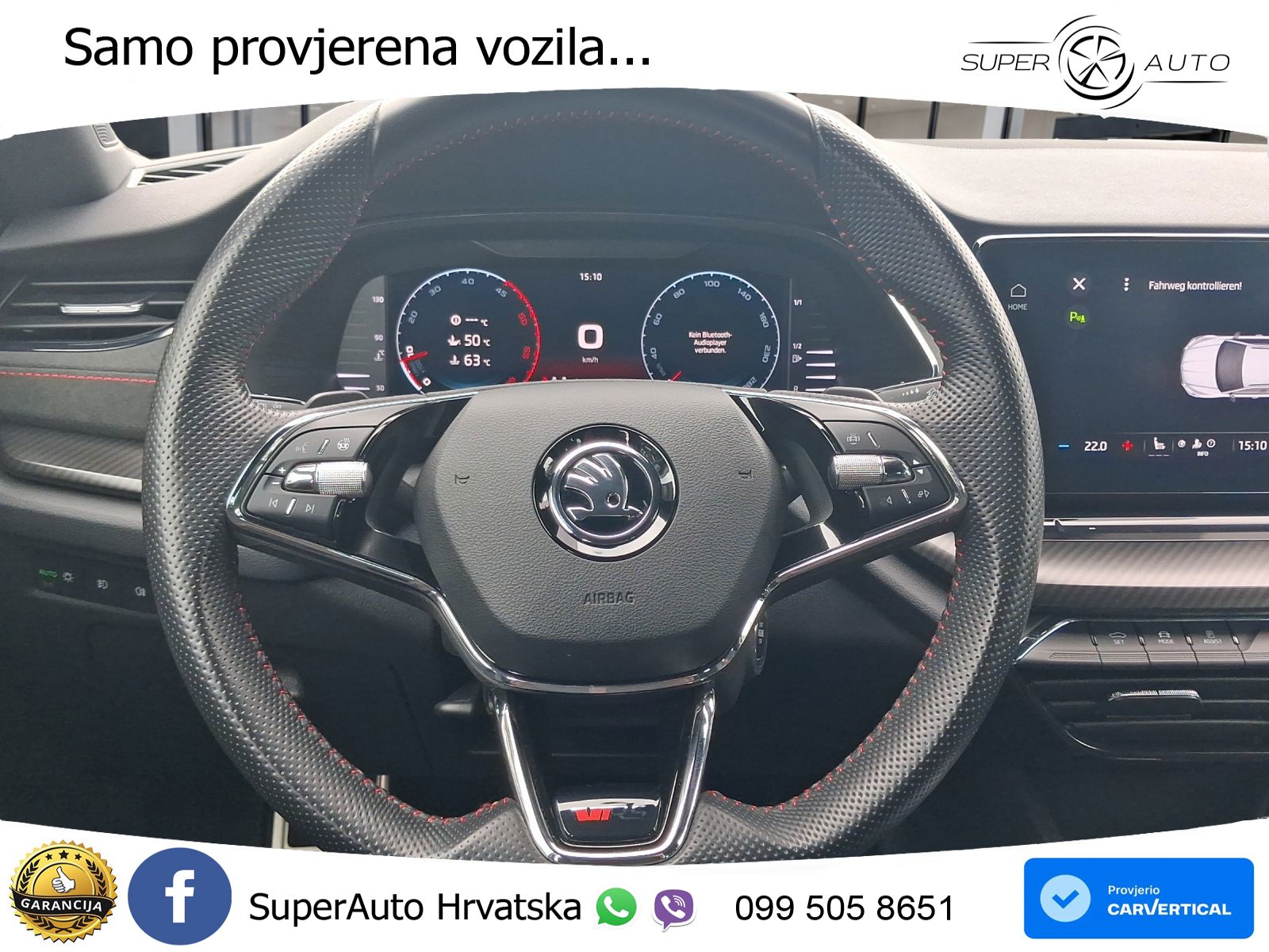 Škoda Octavia Combi RS 2.0 TDI (200 KS) DSG LED+GR SJED+ACC
