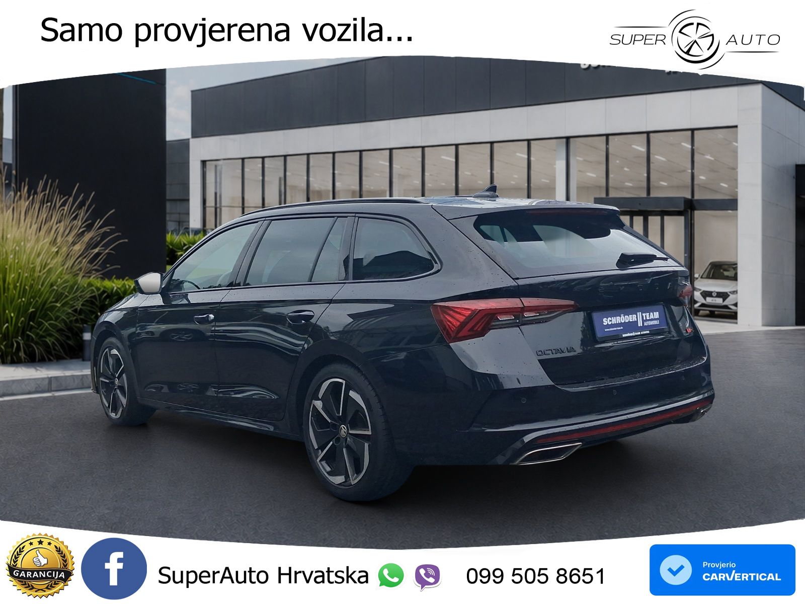 Škoda Octavia Combi RS 2.0 TDI (200 KS) DSG LED+GR SJED+ACC