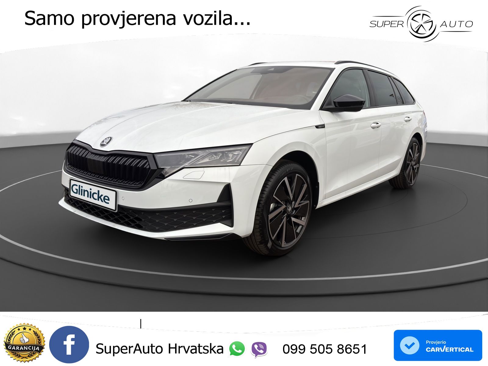 Škoda Octavia Combi 1.5 TSI (150 KS) DSG SportLine MATRIX+GR SJED+KAM