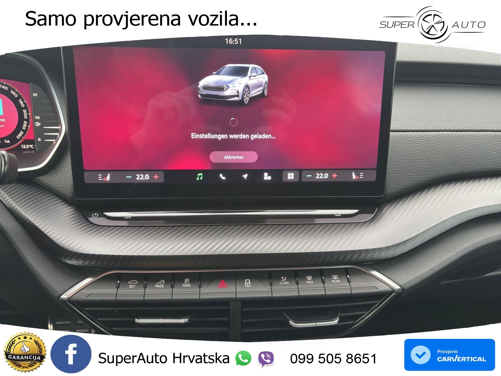 Škoda Octavia Combi 1.5 TSI (150 KS) DSG SportLine MATRIX+GR SJED+KAM