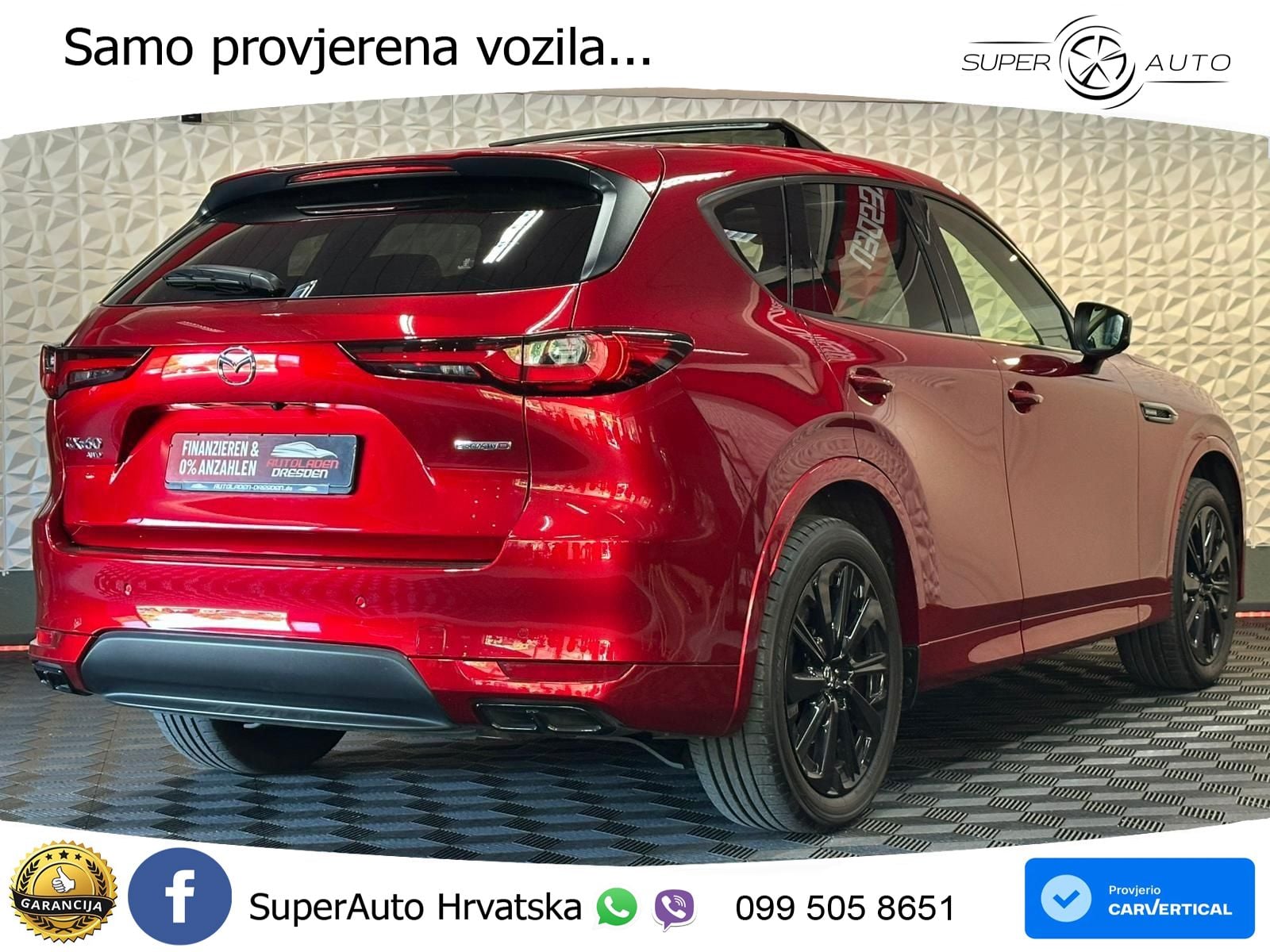 Mazda CX-60 3.3 e-Skyactiv D (254 KS) AWD Automatic LED+GR SJED+ACC