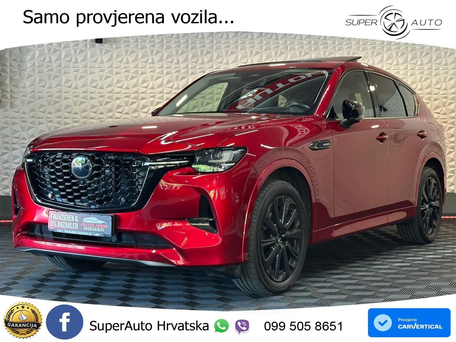 Mazda CX-60 3.3 e-Skyactiv D (254 KS) AWD Automatic LED+GR SJED+ACC