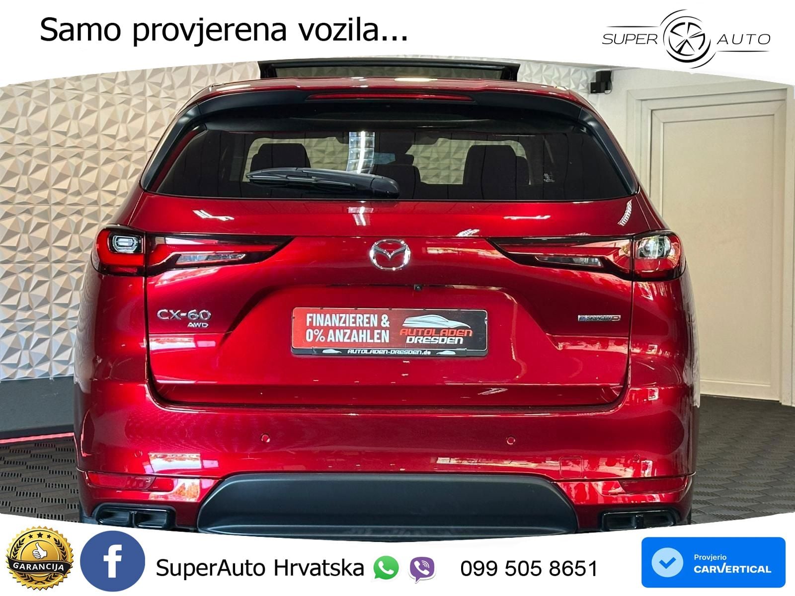 Mazda CX-60 3.3 e-Skyactiv D (254 KS) AWD Automatic LED+GR SJED+ACC