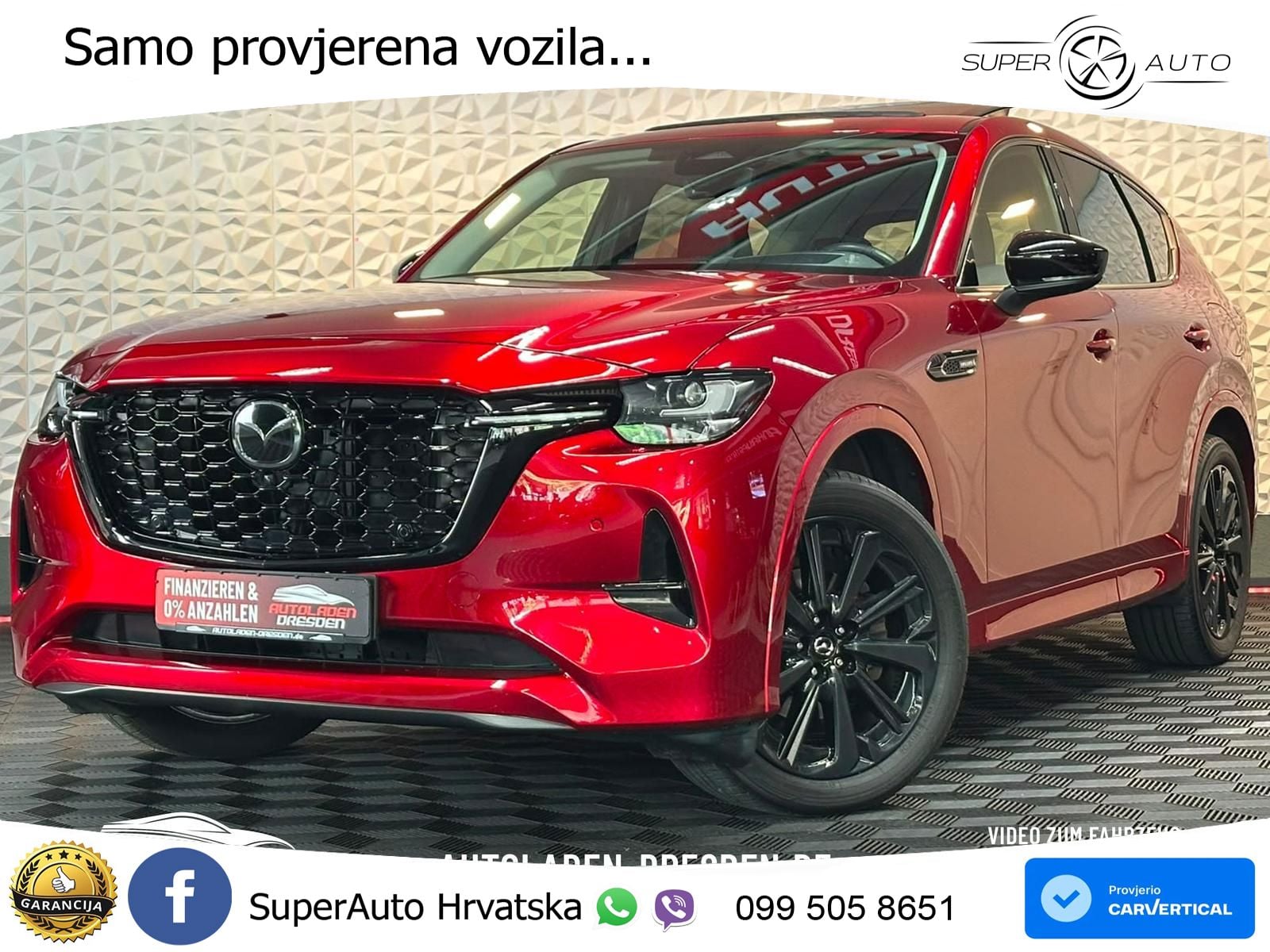 Mazda CX-60 3.3 e-Skyactiv D (254 KS) AWD Automatic LED+GR SJED+ACC