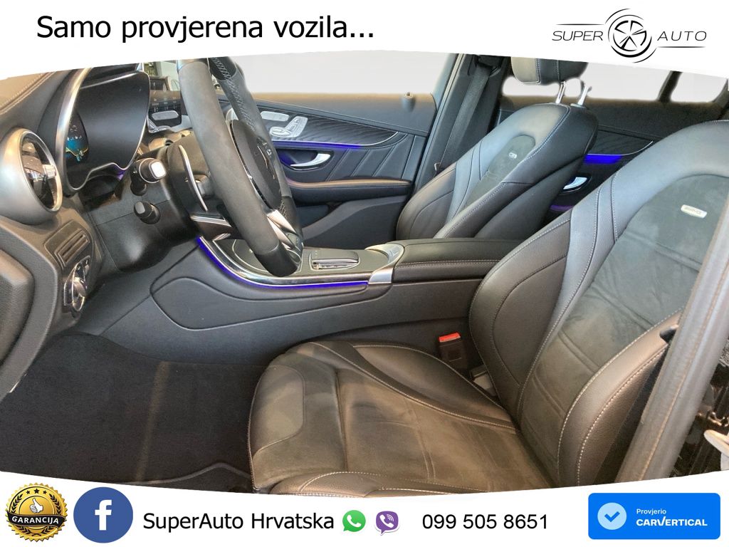 Mercedes AMG GLC 63 S V8 (510 KS) 4MATIC+ MCT ZRAČNI+ACC+GR SJED+360