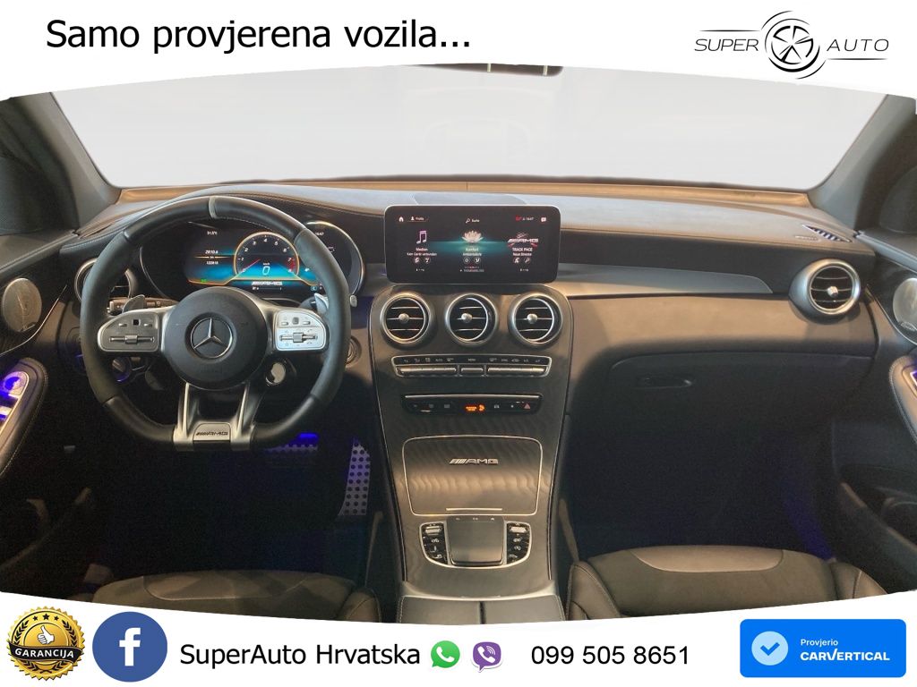 Mercedes AMG GLC 63 S V8 (510 KS) 4MATIC+ MCT ZRAČNI+ACC+GR SJED+360