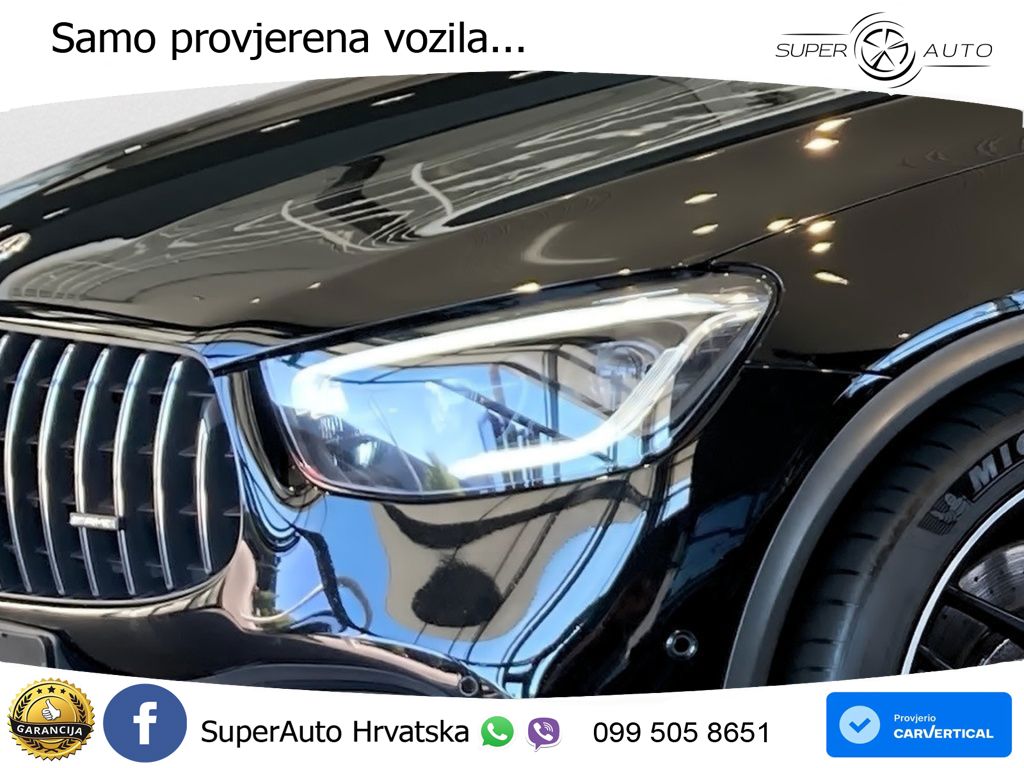 Mercedes AMG GLC 63 S V8 (510 KS) 4MATIC+ MCT ZRAČNI+ACC+GR SJED+360