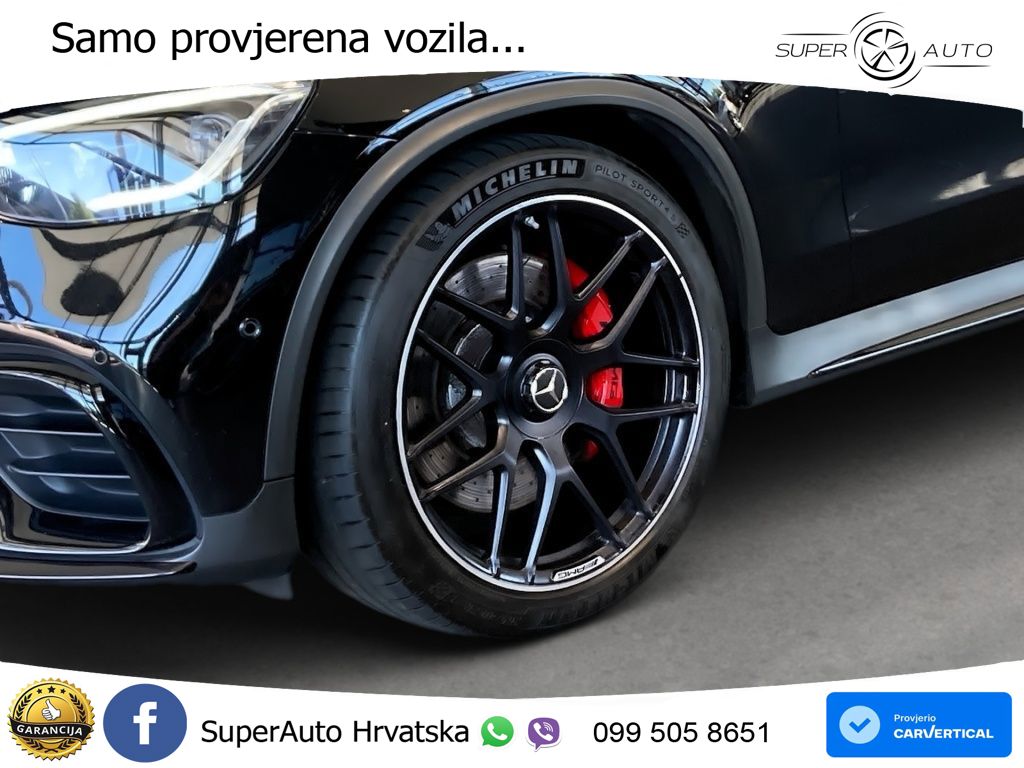 Mercedes AMG GLC 63 S V8 (510 KS) 4MATIC+ MCT ZRAČNI+ACC+GR SJED+360