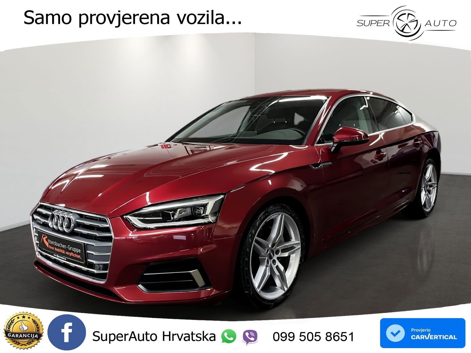 Audi A5 Sportback 40 TDI (190 KS) quattro ultra S tronic
