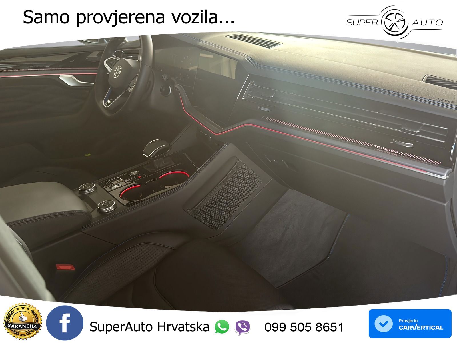Volkswagen Touareg R 3.0 V6 TFSI (462 KS) 4MOTION Tiptronic ZRAČNI+ACC+4xGR SJED+KAM