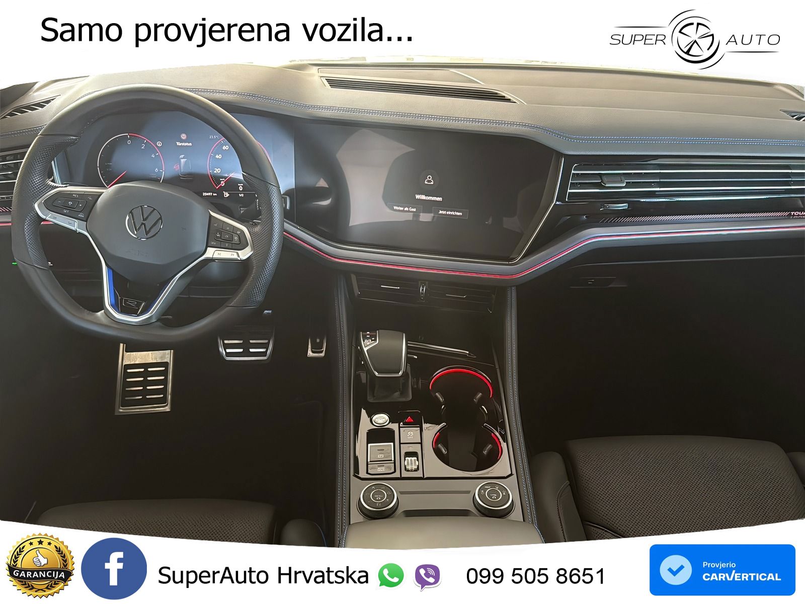 Volkswagen Touareg R 3.0 V6 TFSI (462 KS) 4MOTION Tiptronic ZRAČNI+ACC+4xGR SJED+KAM