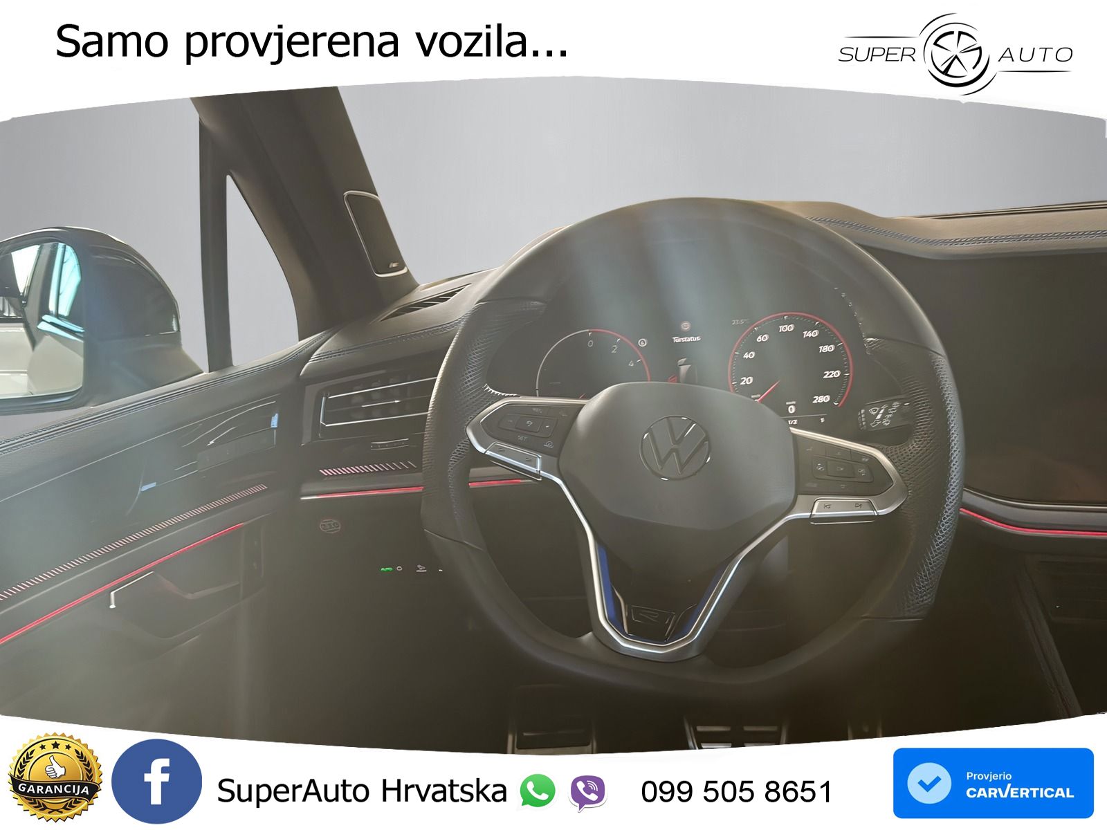 Volkswagen Touareg R 3.0 V6 TFSI (462 KS) 4MOTION Tiptronic ZRAČNI+ACC+4xGR SJED+KAM