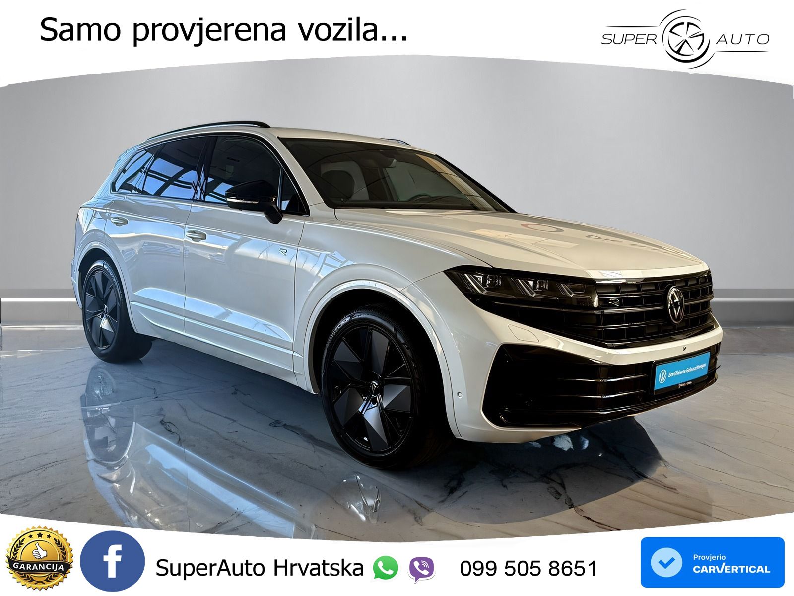 Volkswagen Touareg R 3.0 V6 TFSI (462 KS) 4MOTION Tiptronic ZRAČNI+ACC+4xGR SJED+KAM