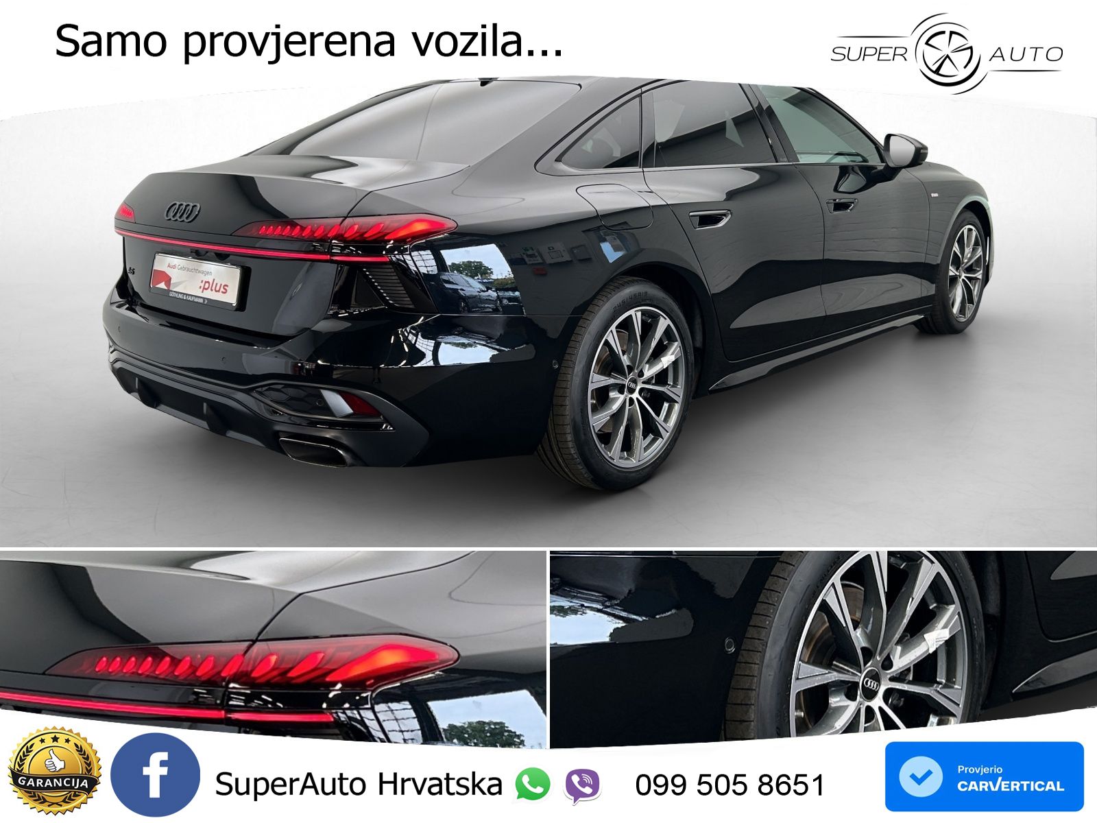 Audi A6 2.0 TFSI (204 KS) S tronic S line LED+GR SJED+ACC